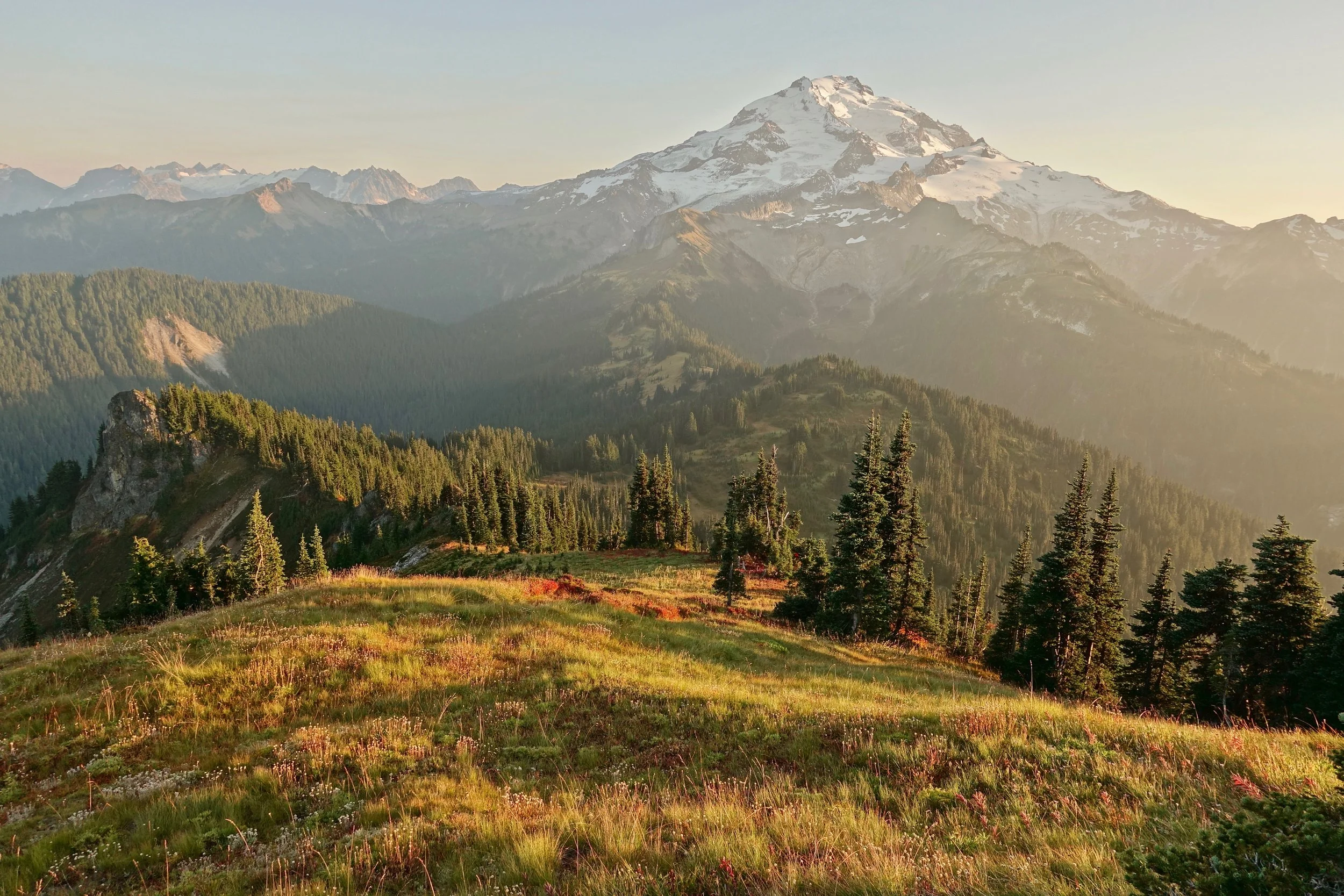 Glacier Peak from Grassy Point in Washington