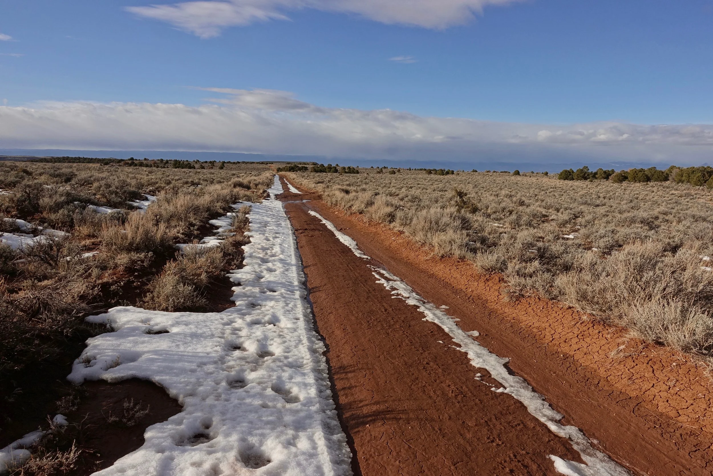 Walking the Upper Access Road into Black Ridge Canyons Wilderness