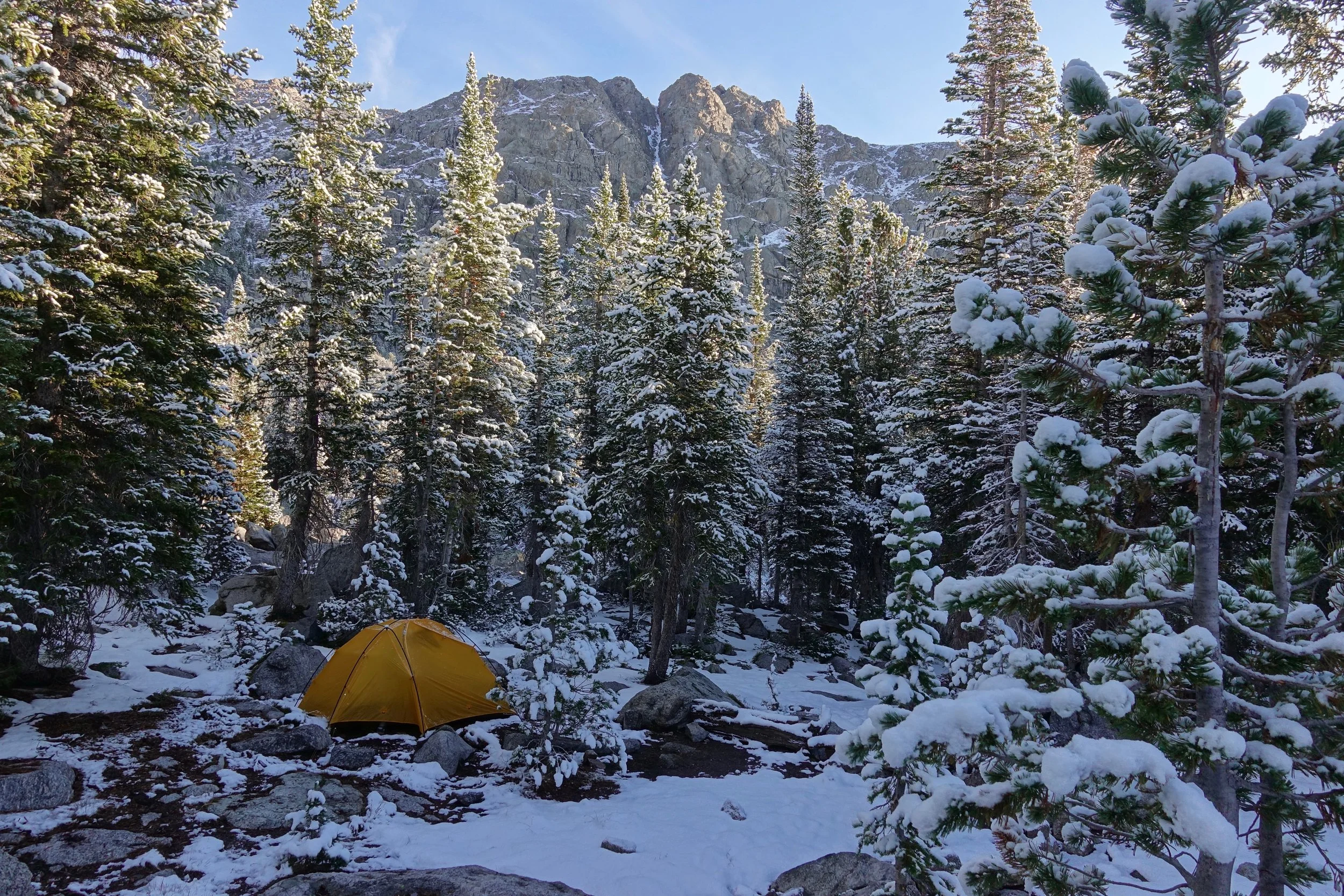 Fresh snow in September in the Wind River Range