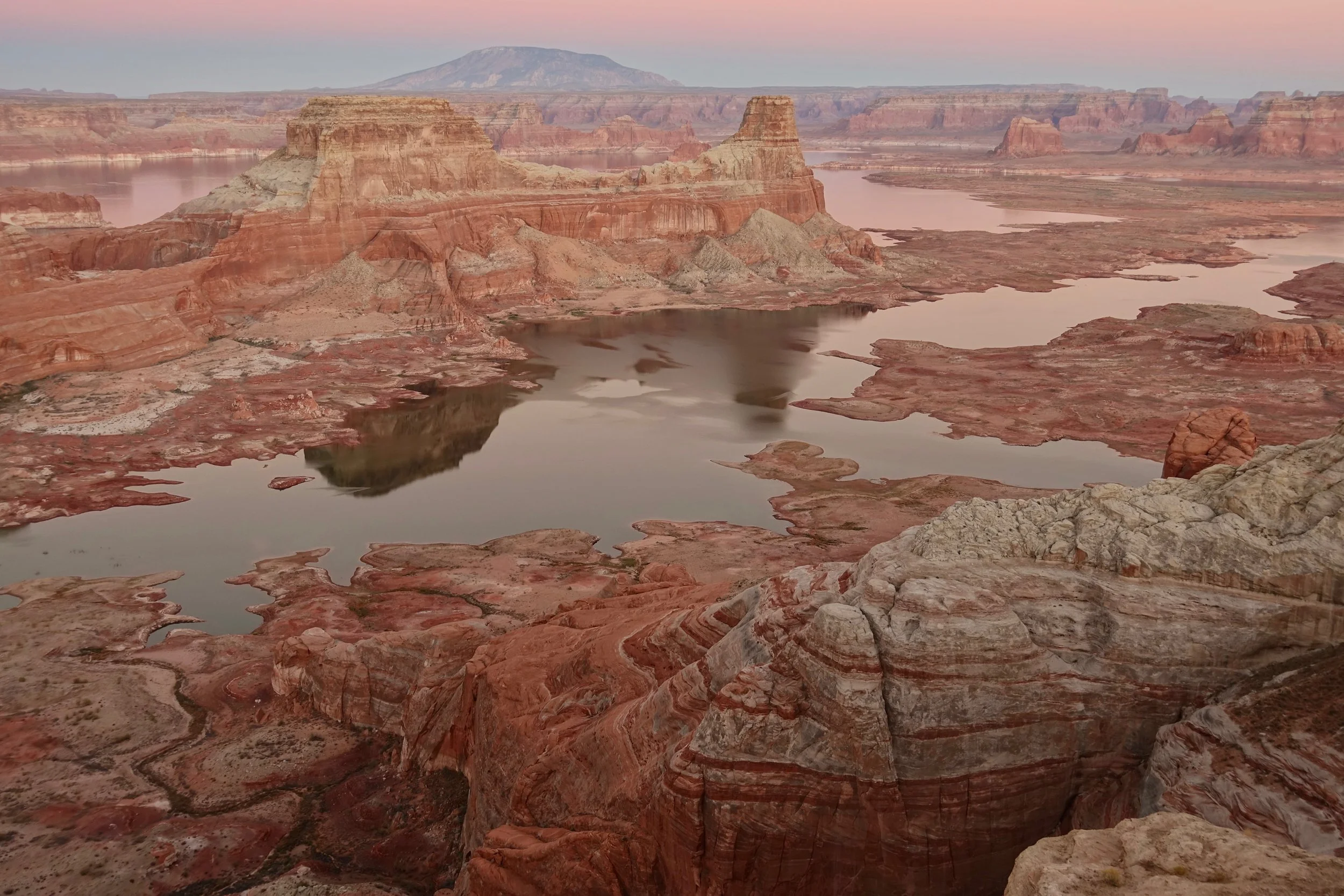 Alstrom Point campsite view on a short overnight hike