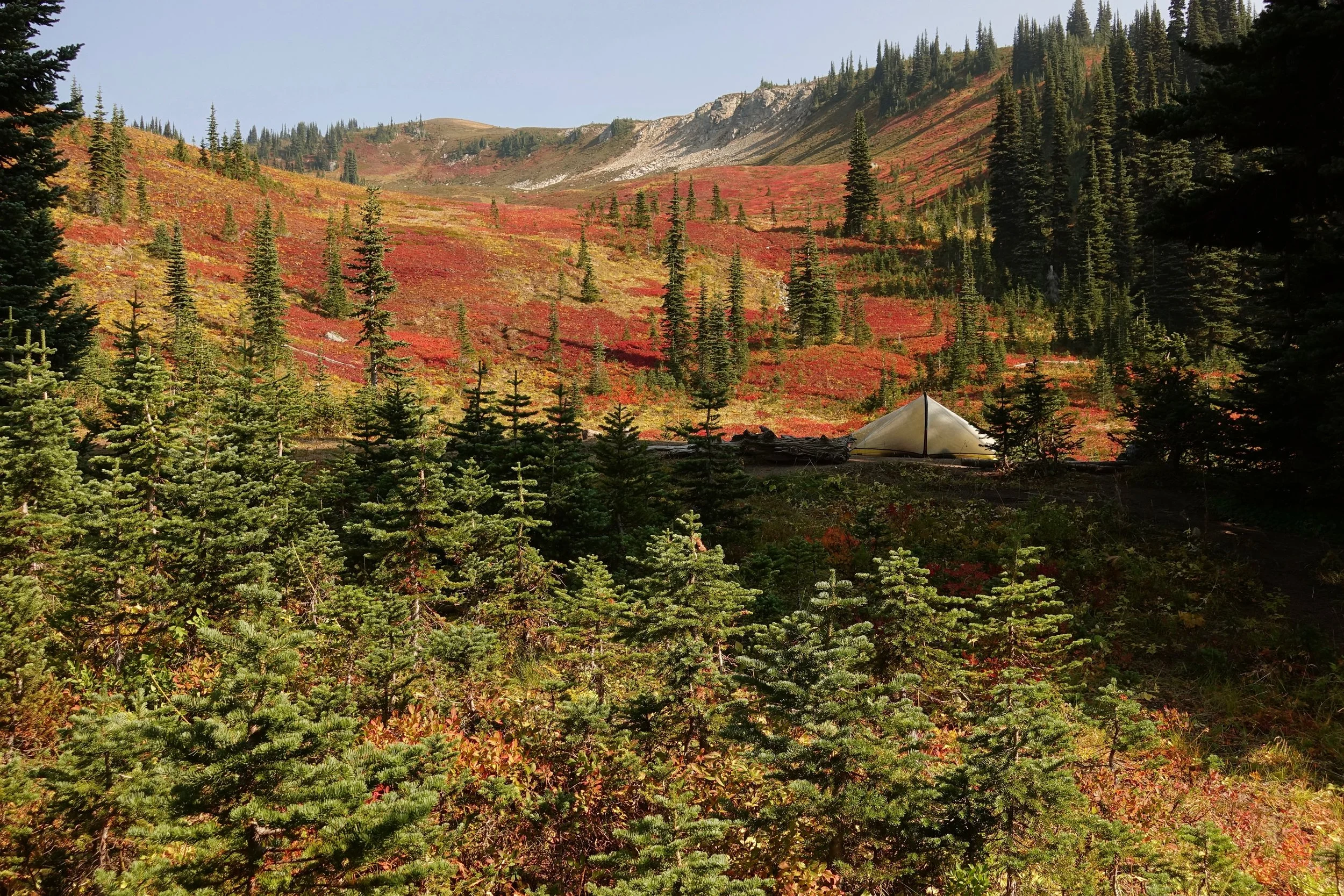 Camping at Image Lake in the Glacier Peak Wilderness