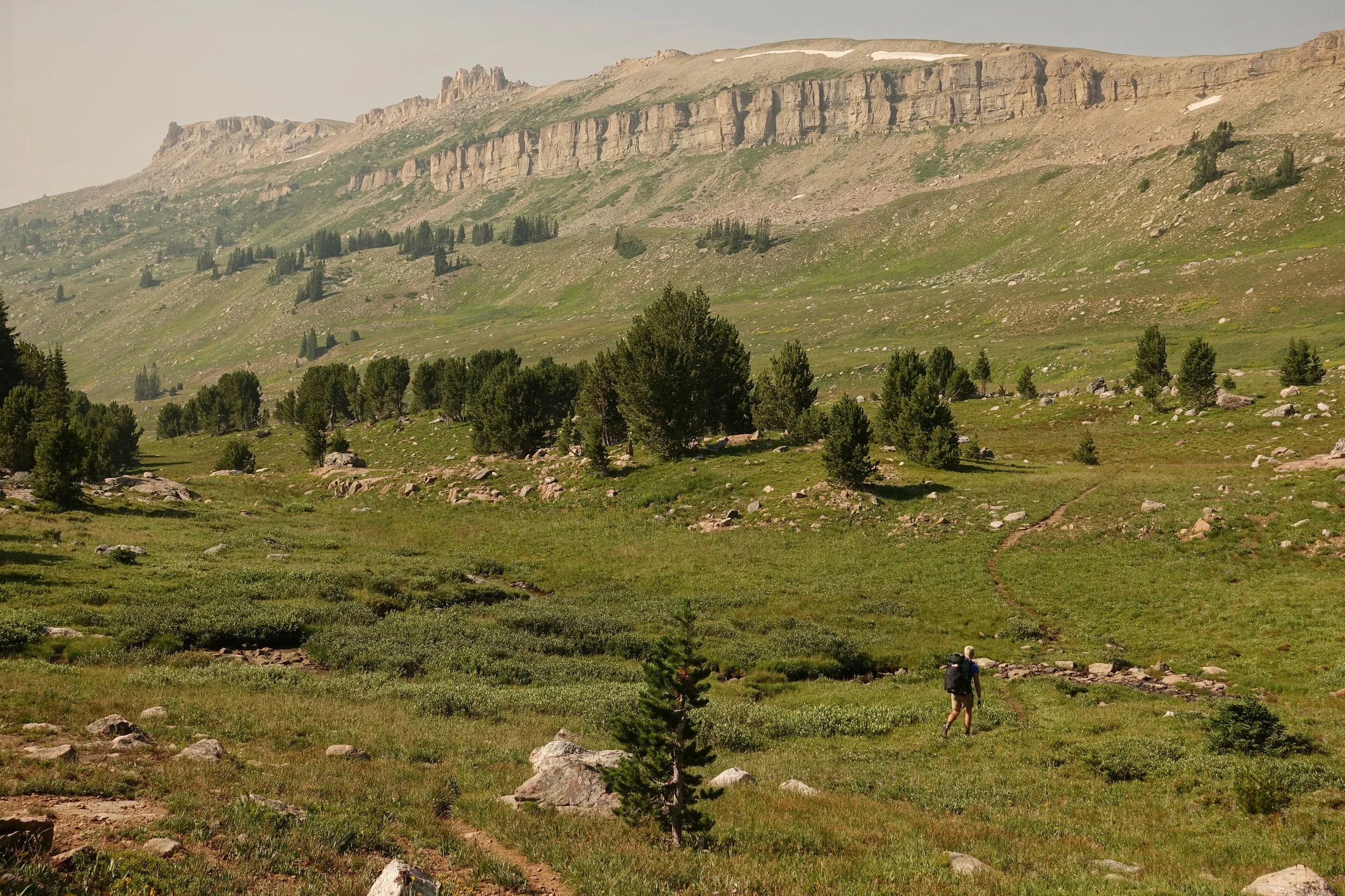 Beartooth creek area on a backpacking trip starting at Island Lake in the Beartooth Wilderness