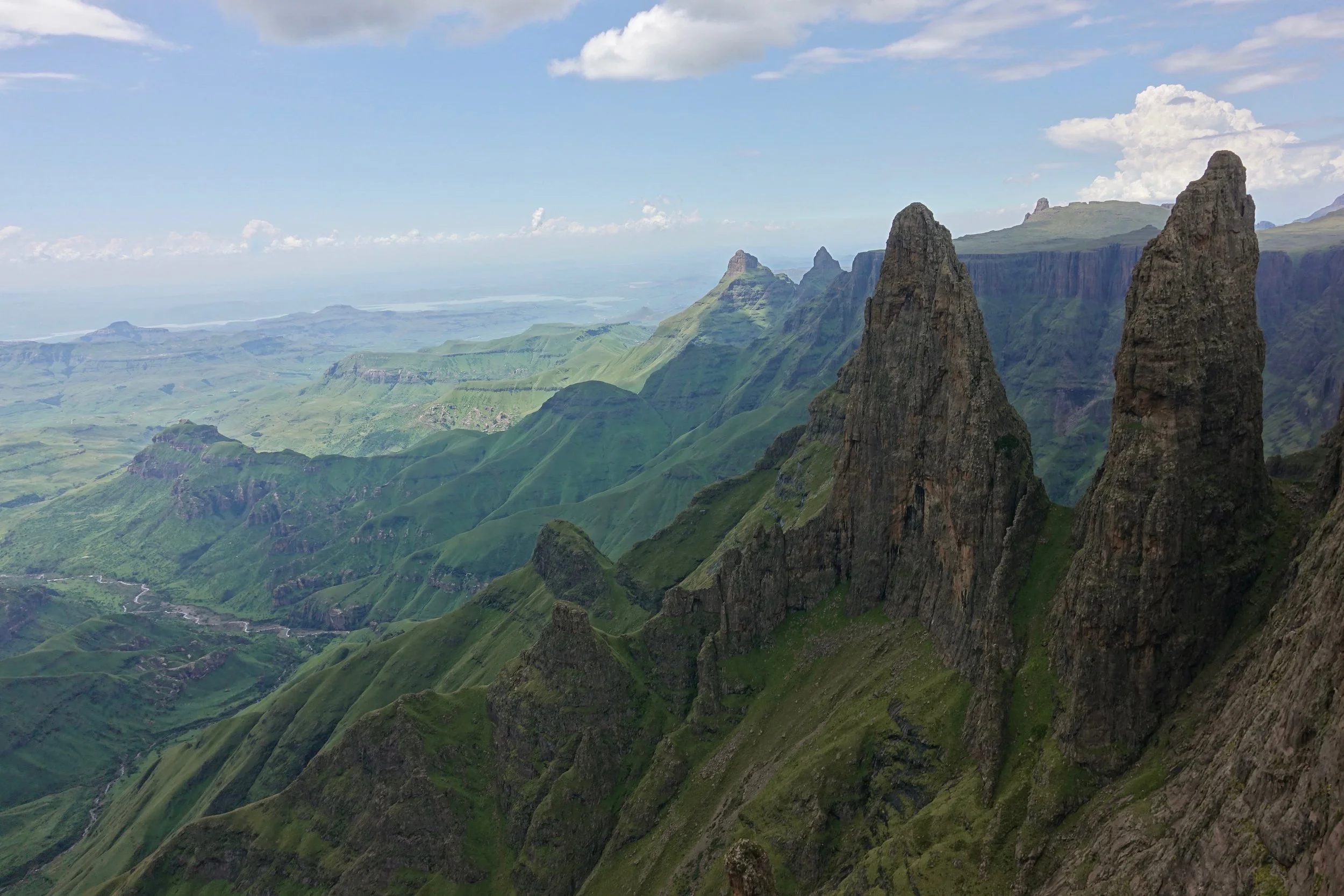 Mweni pinnacles hike, Drakensberg, South Africa