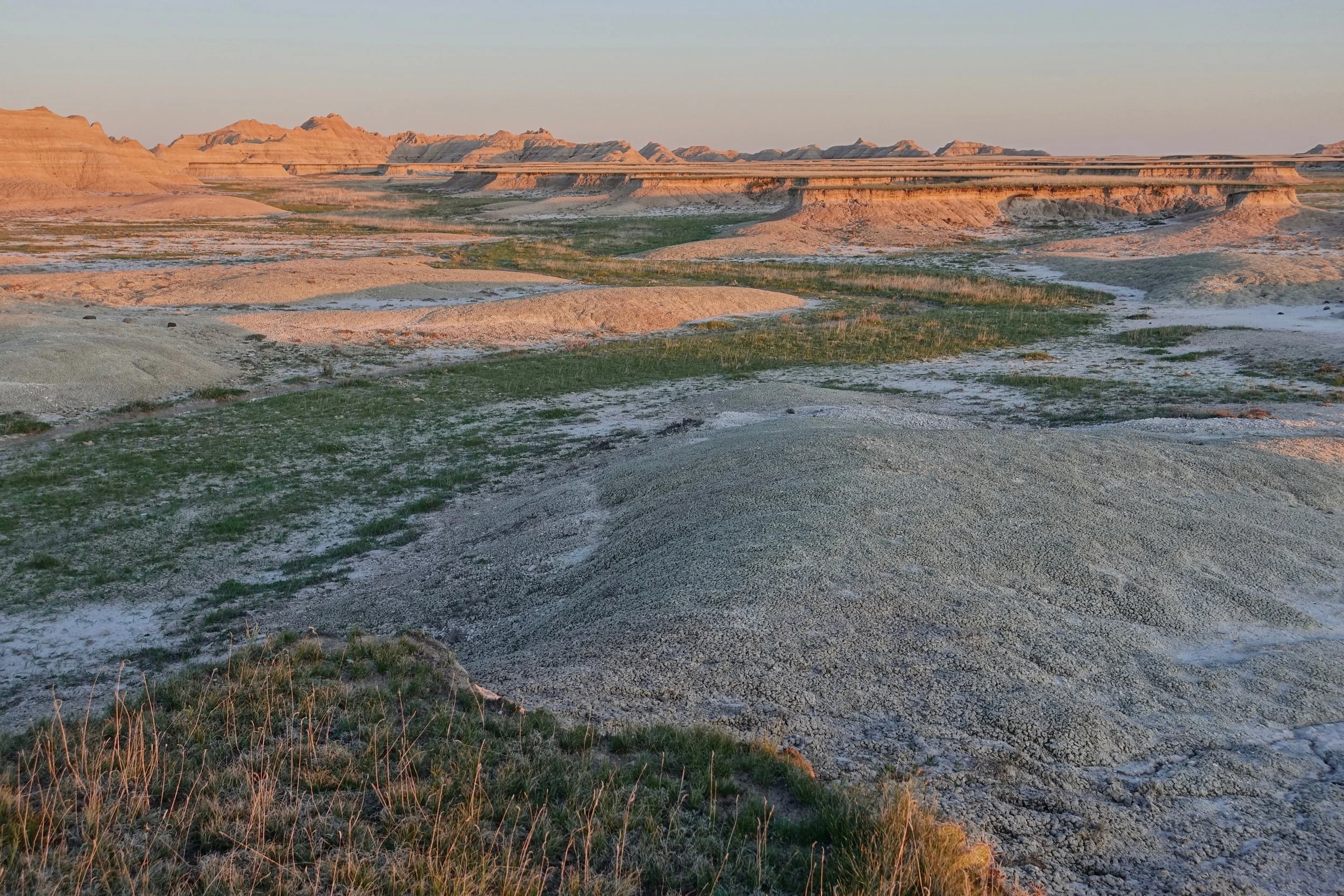 Sage Creek Camp in Badlands National Park hike in backcountry of South Dakota