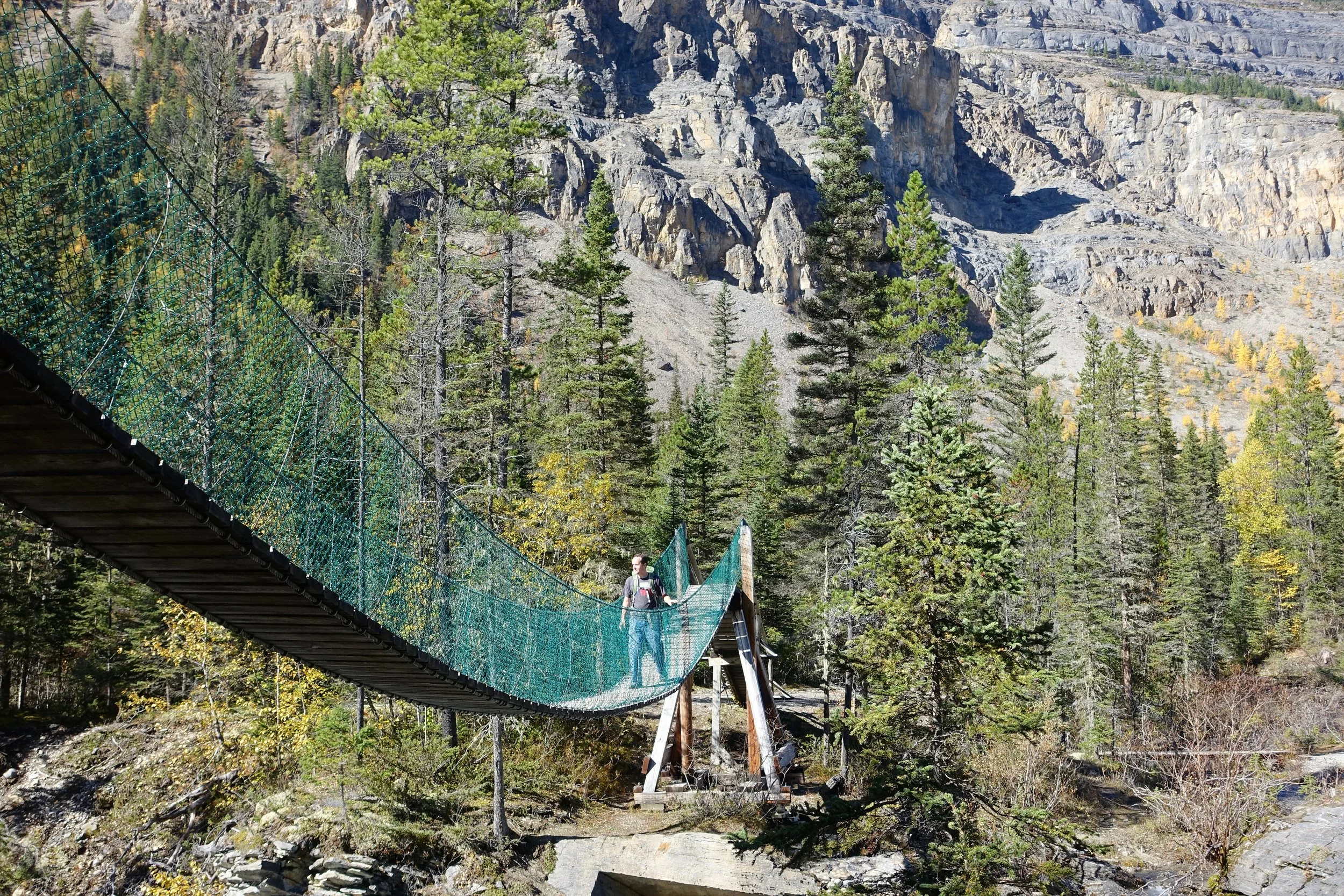 Nathan on the bridge