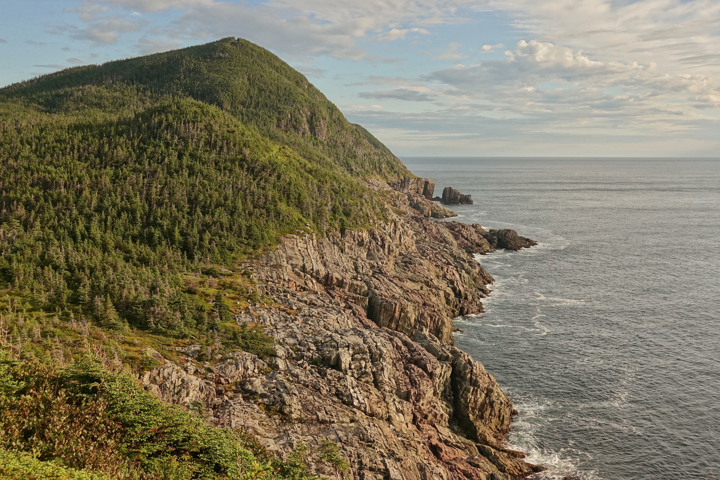 View of Cape Broyle on the East Coast Trail in Newfoundland
