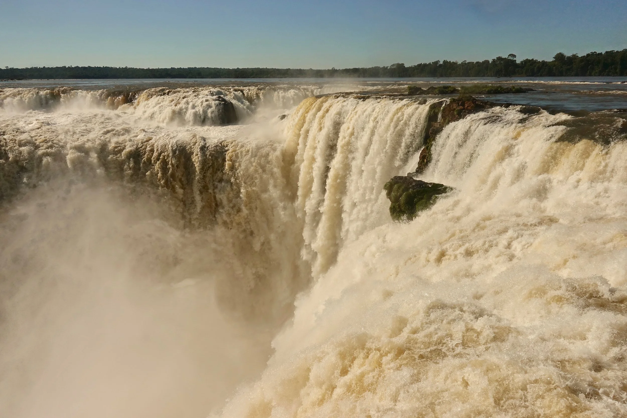 Devil's throat at Iguassu Falls on Argentina side