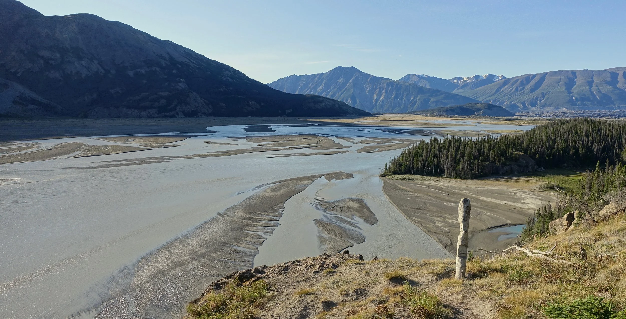 Slims River West Trail in Kluane National Park in Canada Yukon