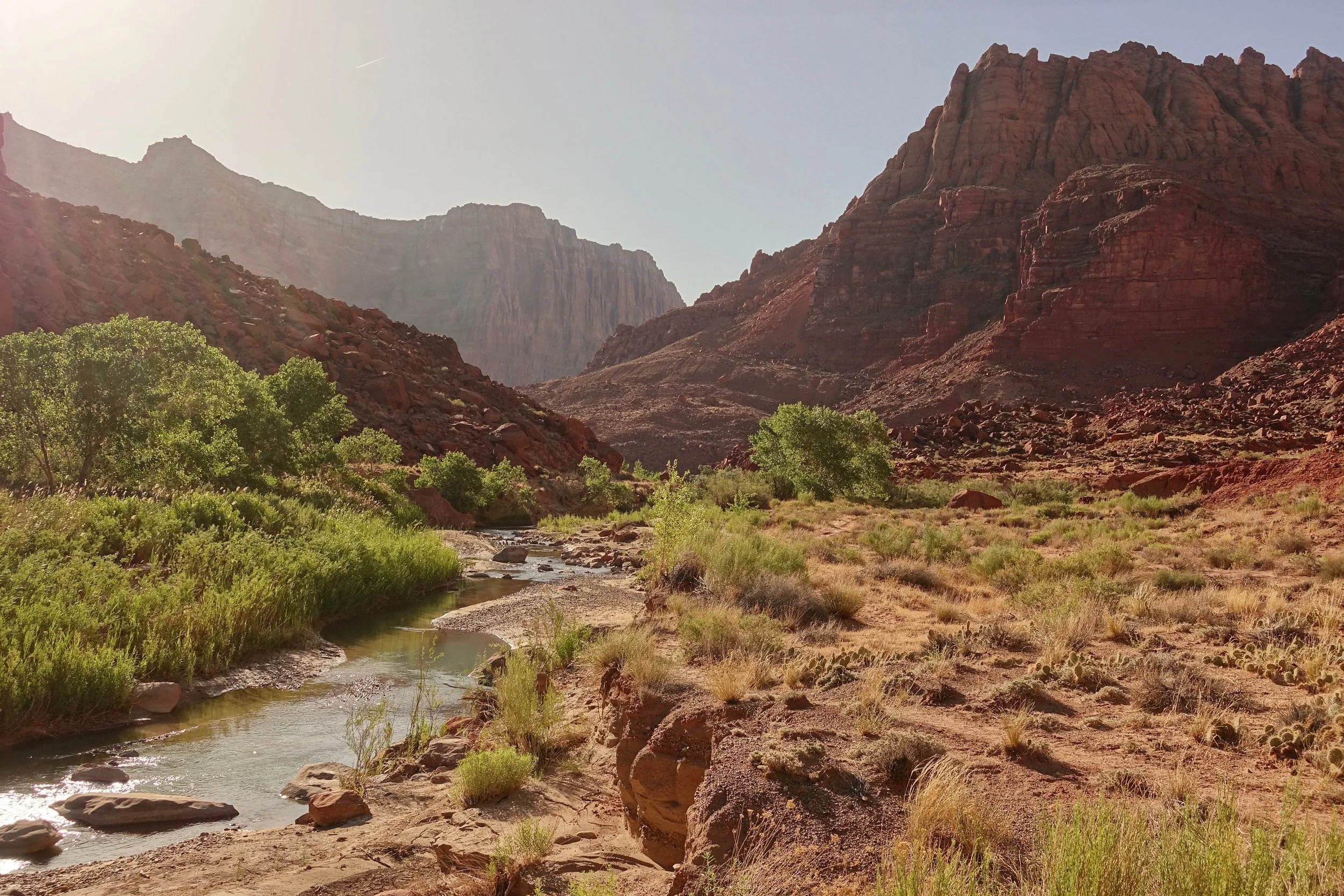 Heading towards Lee's Ferry on the Paria Canyon hike