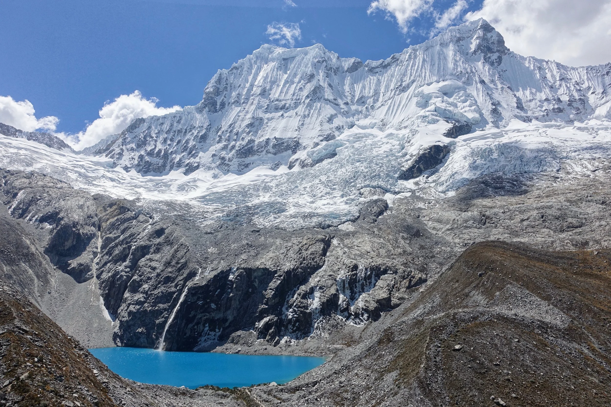 Chacrarju on the Laguna 69 hike in Peru