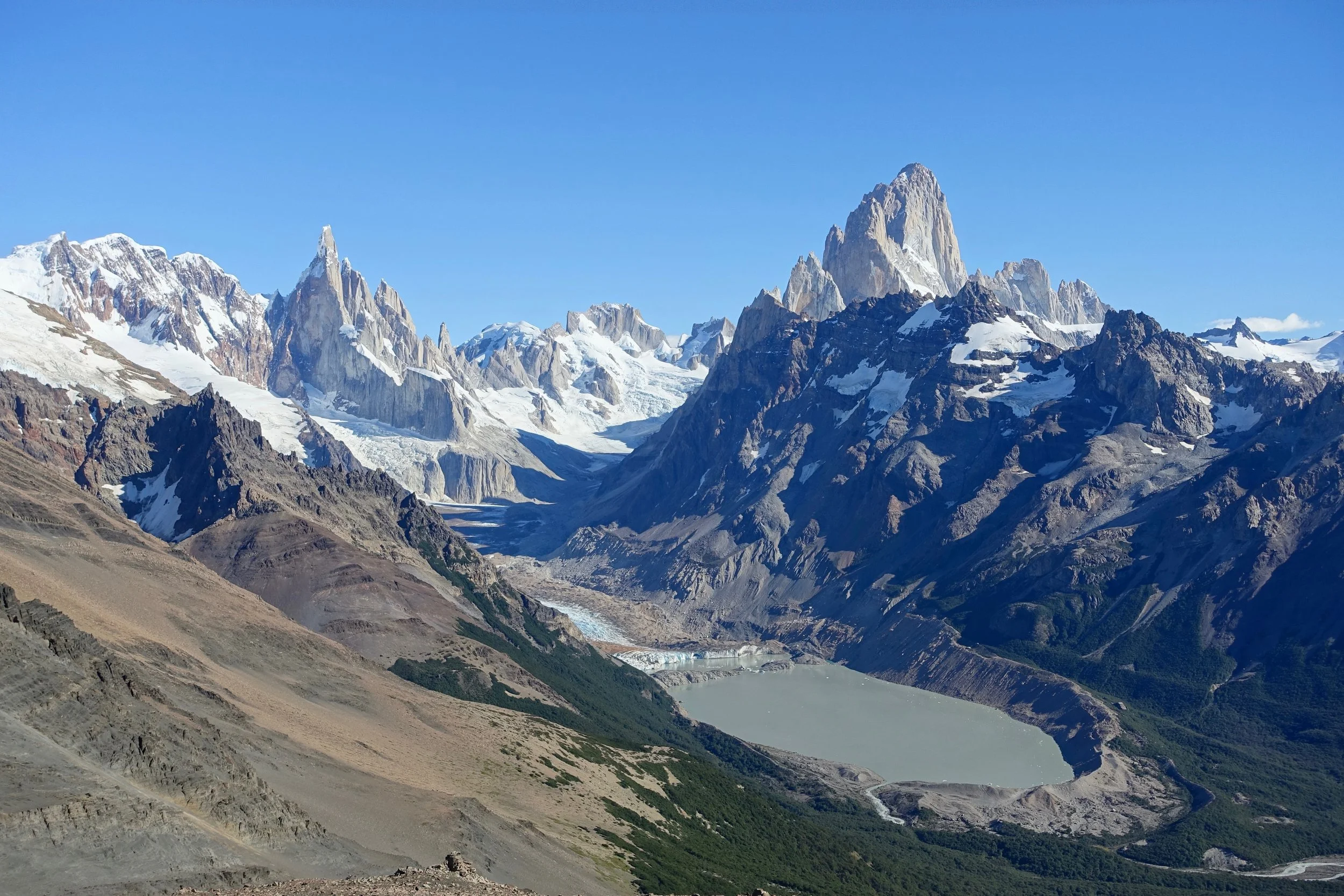 Loma del Pliegue Tumbado hike in El Chalten