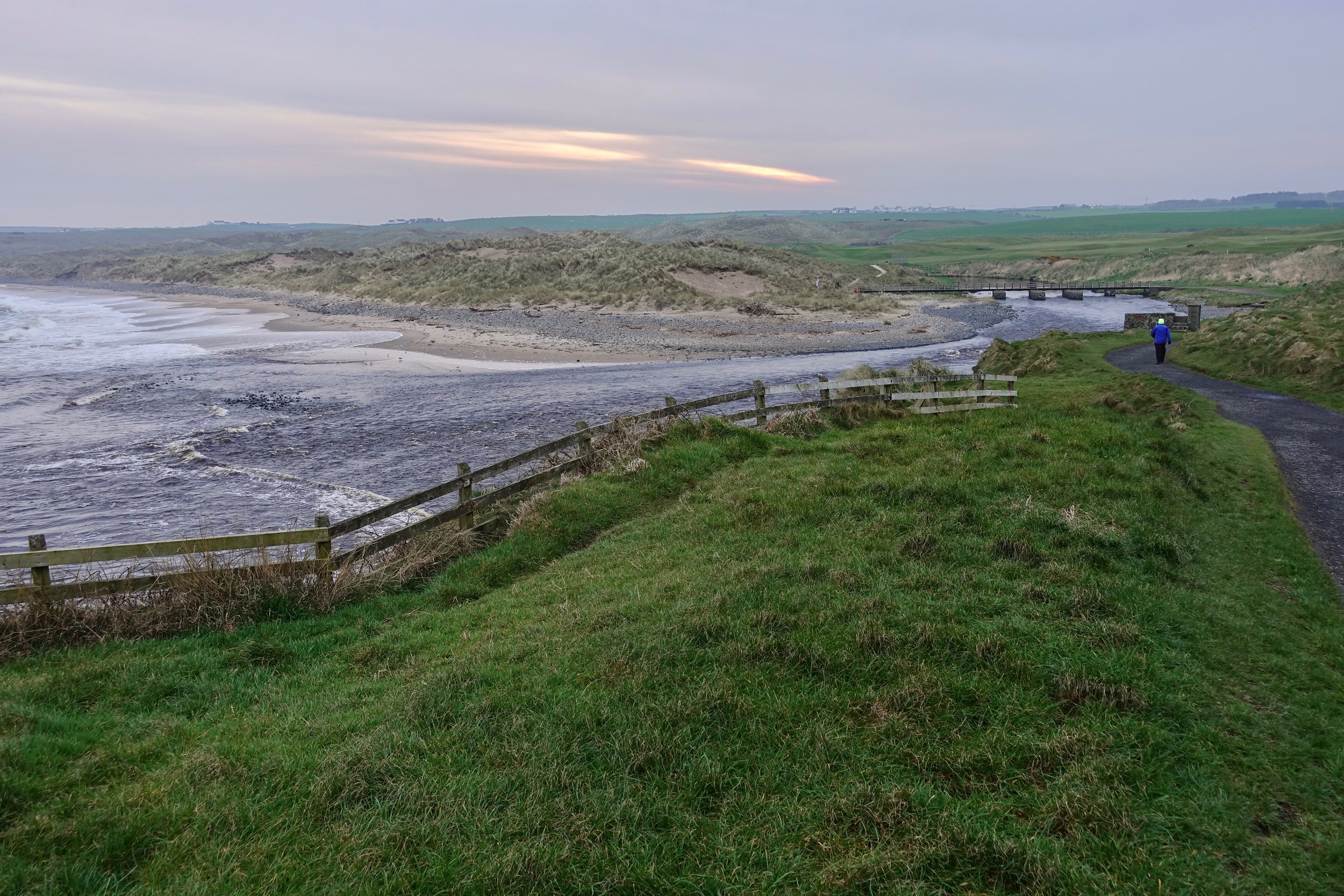 Bush river near Runkerry beach in North Ireland