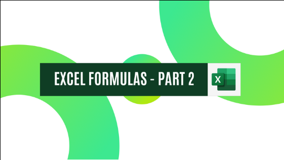 Microsoft Excel Formulas Part 2