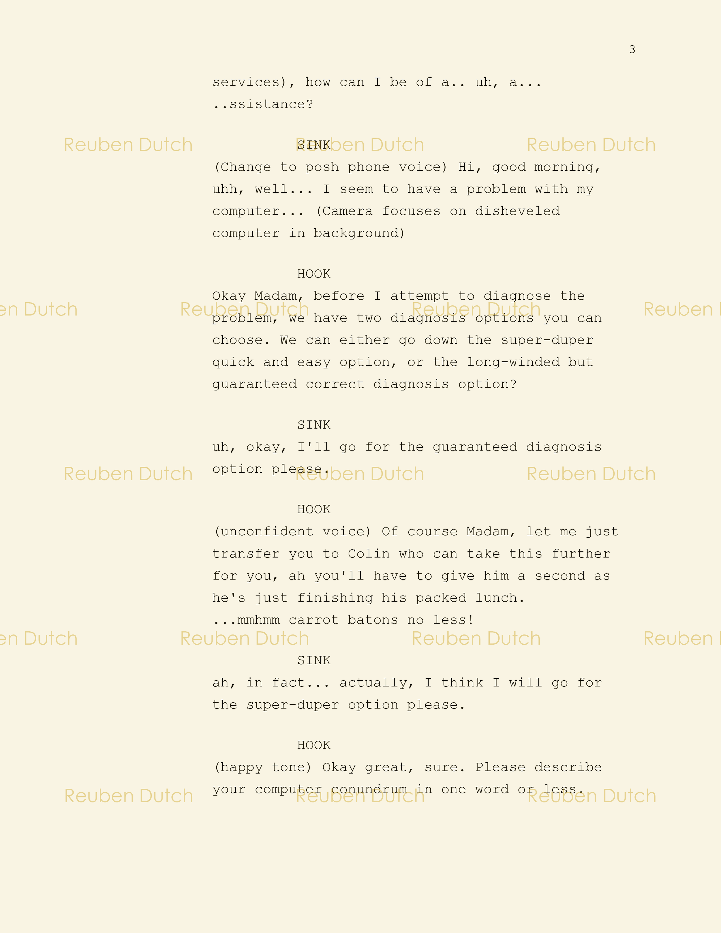 Re-Boot Script — Scribe Design Studio