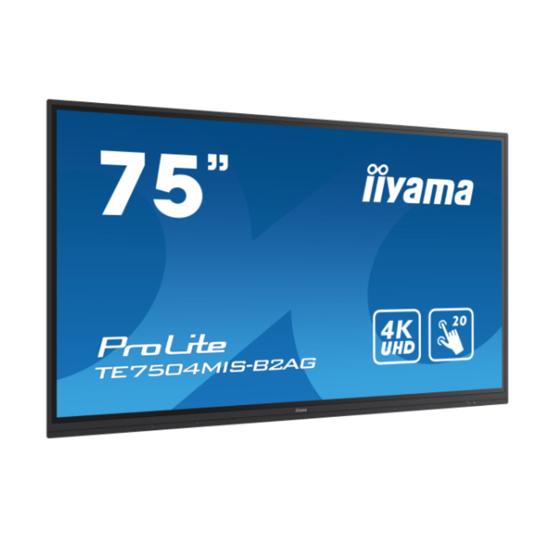 75" IIYAMA ProLite TE7504MIS-B2AG 4K UHD LCD Touchscreen