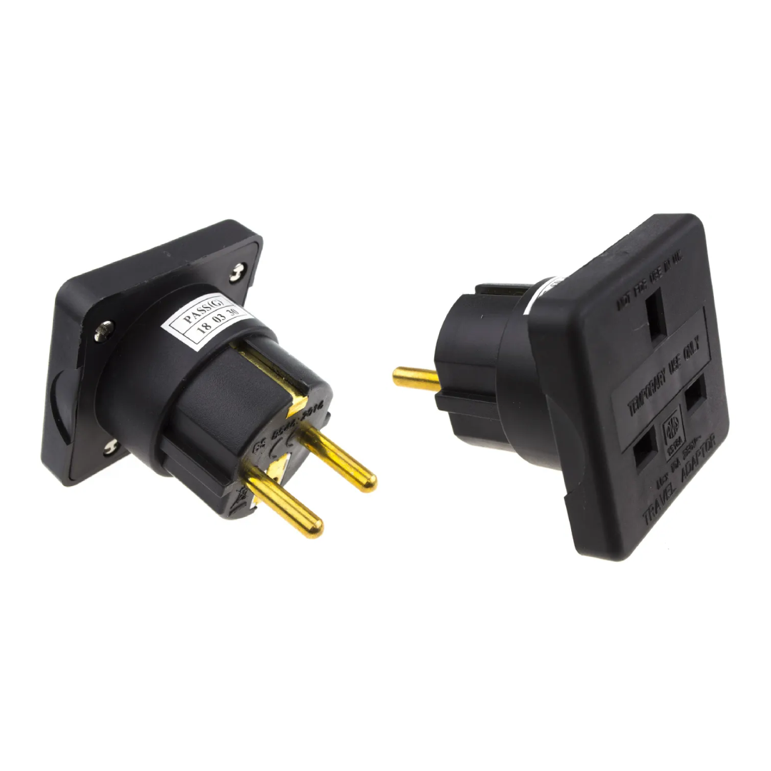 13A UK - EU Power Adaptor
