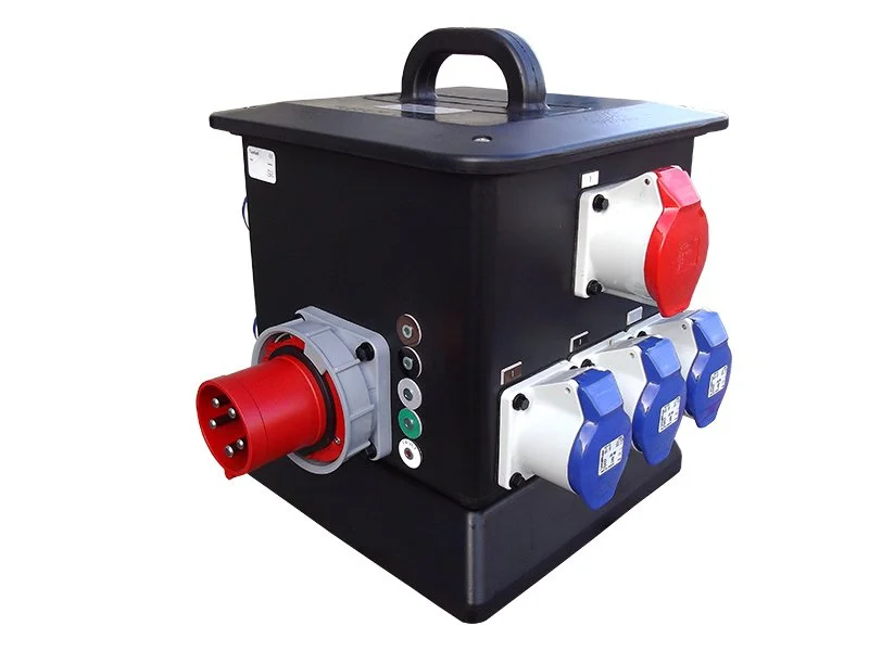 63A 3PH Distro - 1 x 32A 3PH, 3 x 32A 1PH, 9 x 16A 1PH