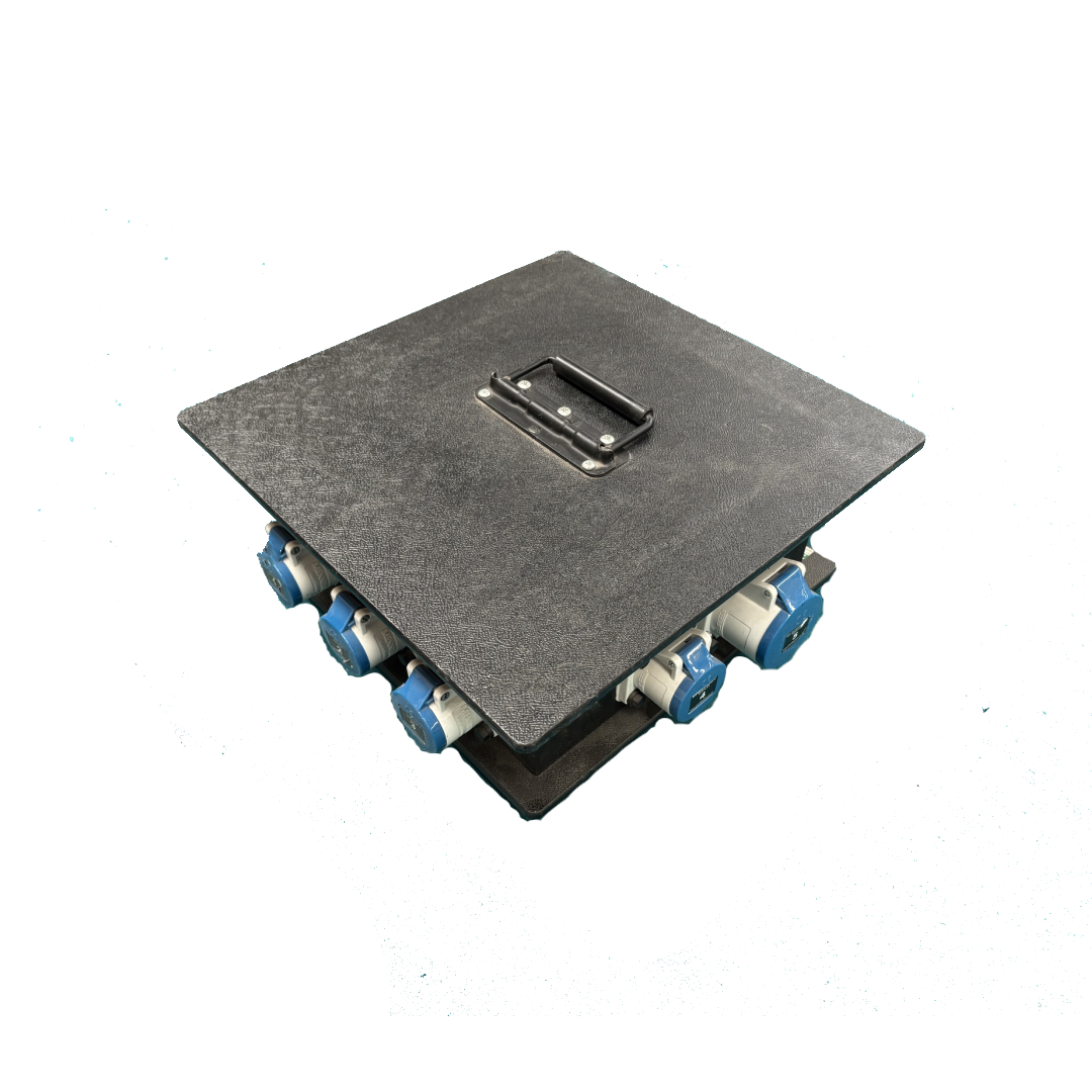 63A 1PH - 1 x 32A 1PH,. 4 x 16A 1PH Distro