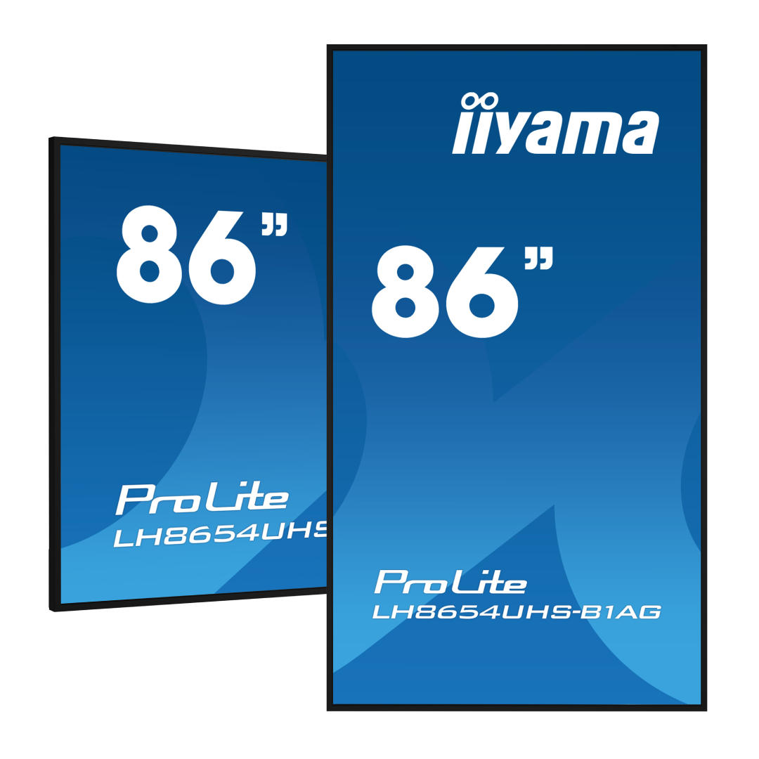 86" IIYAMA ProLite LH8654UHS-B1AG 4K UHD Professional Display