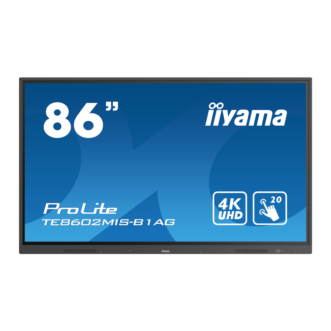 86" IIYAMA ProLite TE8602MIS-B1AG 4K UHD Touchscreen