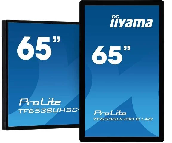 65" IIYAMA ProLite TF6538UHSC-B1AG 4K Touchscreen