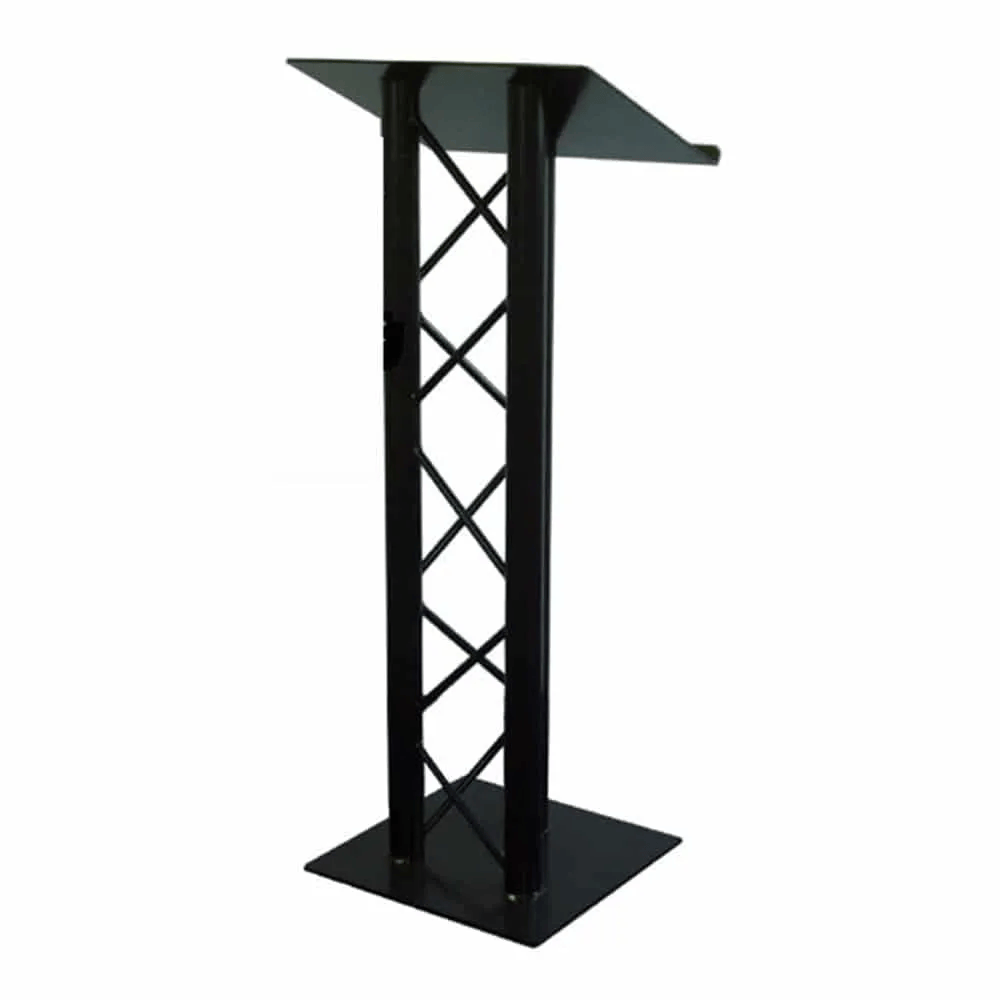 Tri-Lite Truss Lectern - Black