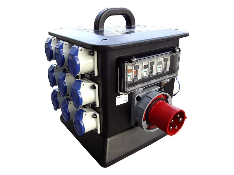 32A 3PH Distro - 3 x 32A, 9 x 16A