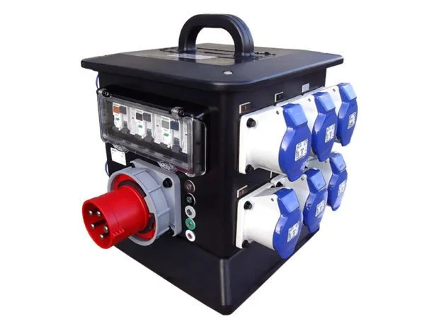 63A 3PH Distro - 3 x 32A 1PH, 6 x 16A 1PH