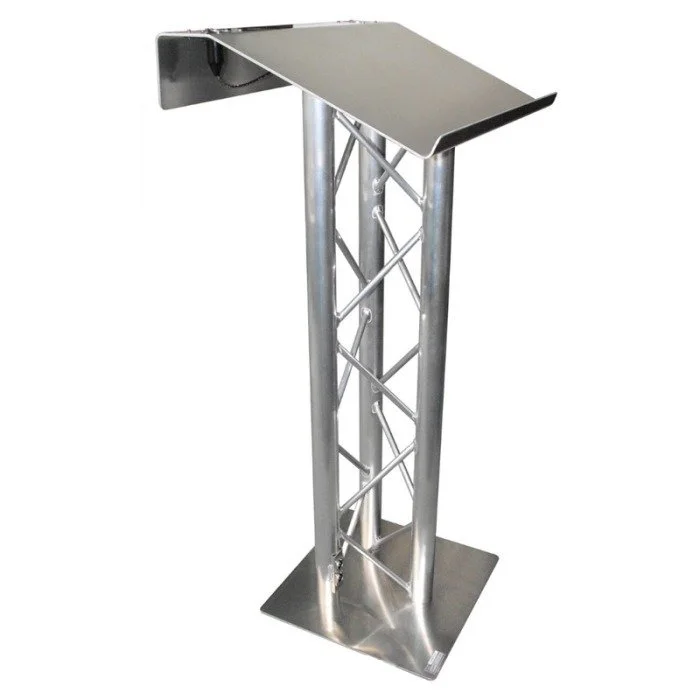 Tri-Lite Truss Lectern - Silver