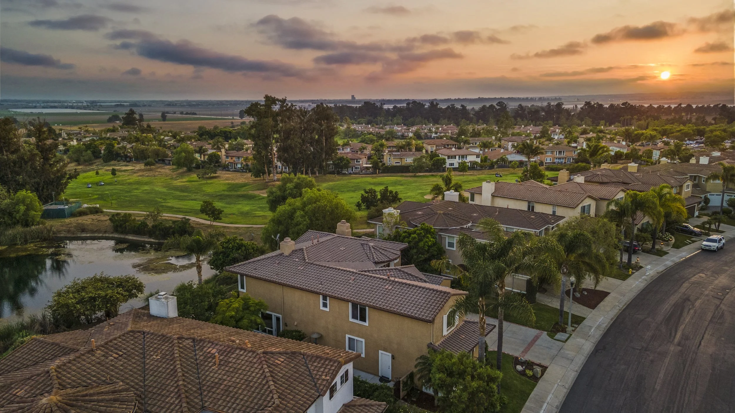 Aerial photo of the Ventura Pier