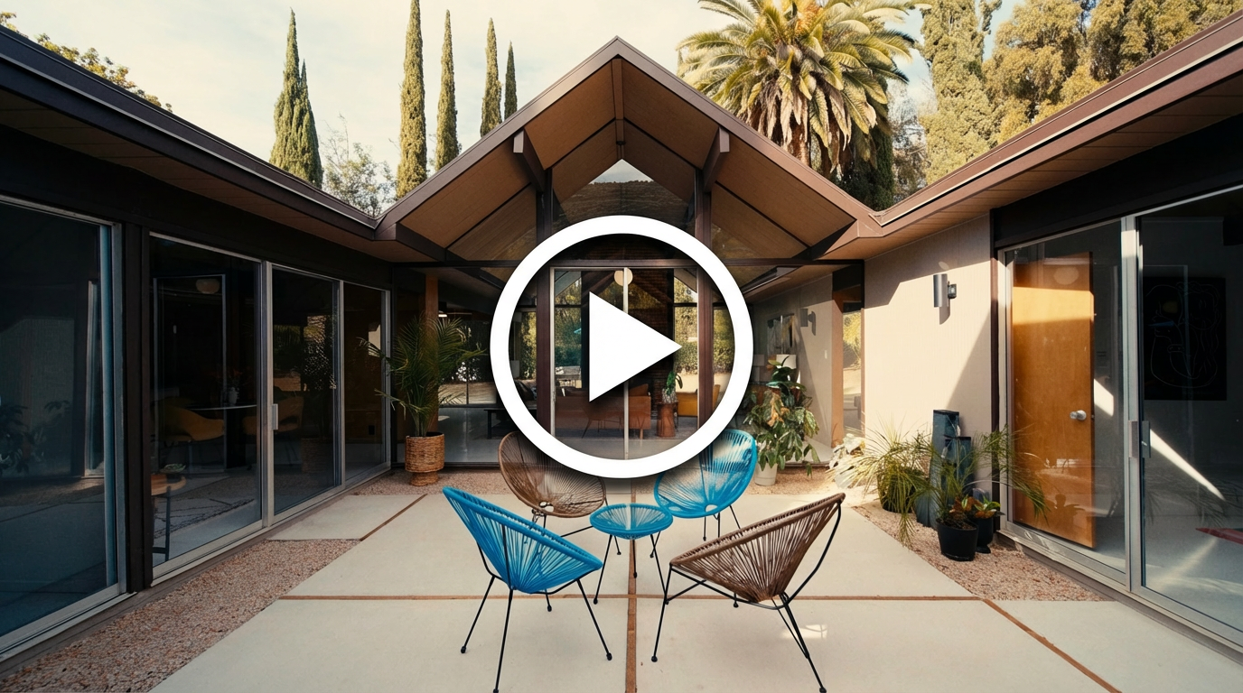 sunset aerial view of a property in Westlake, California