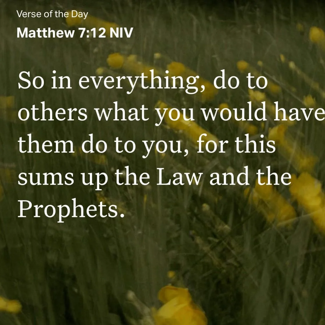 The Golden Rule is a mental health game-changer. 💡

Mental health thrives in a culture of radical kindness and proactive empathy. When we look at Matthew 7:12 through the lens of emotional well-being, it serves as a powerful reminder that we are the
