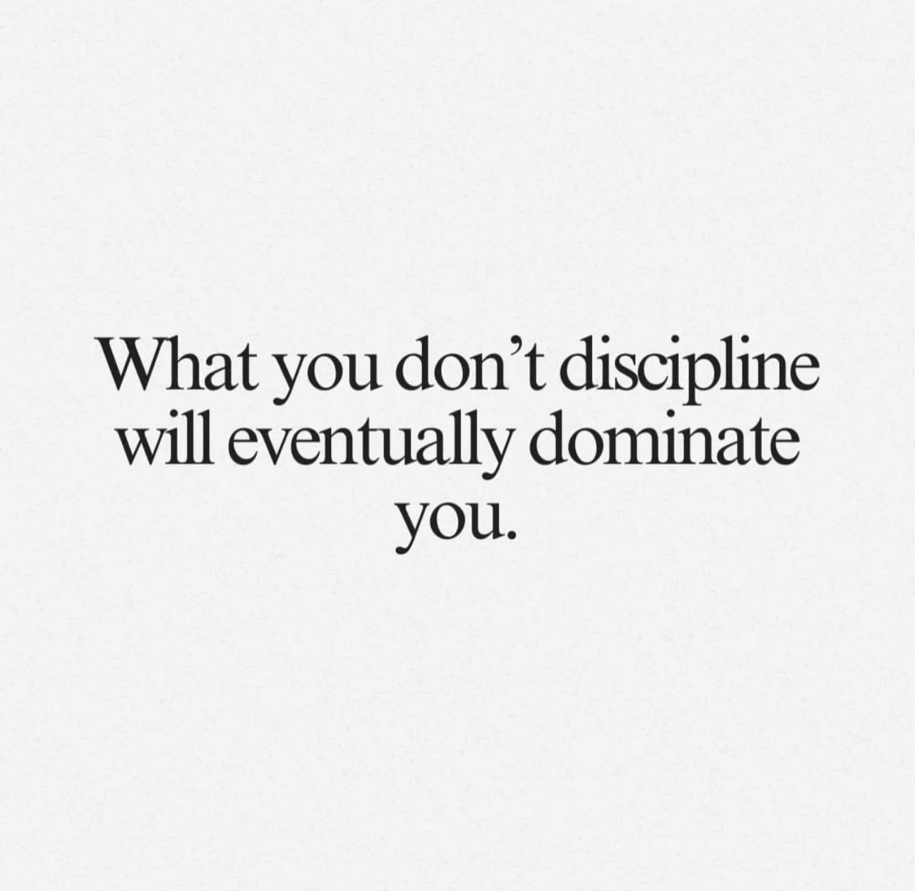 Discipline isn&rsquo;t about punishment; it&rsquo;s about protection. 🛡️

In the realm of mental health, what we don&rsquo;t &ldquo;discipline&rdquo;&mdash;our negative thought patterns, our boundaries, or our habits&mdash;eventually starts to rule 
