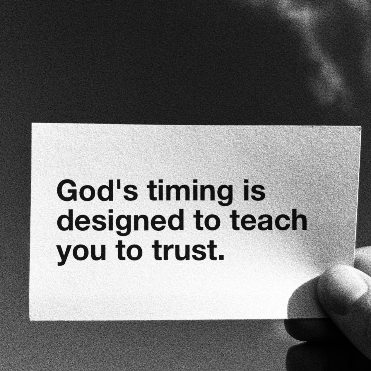 &ldquo;But if we hope for what we do not yet have, we wait for it patiently.&rdquo; &mdash; Romans 8:25

Growth happens in the waiting. 

🌱 We often view &ldquo;waiting&rdquo; as wasted time, but in terms of our mental and spiritual health, it&rsquo