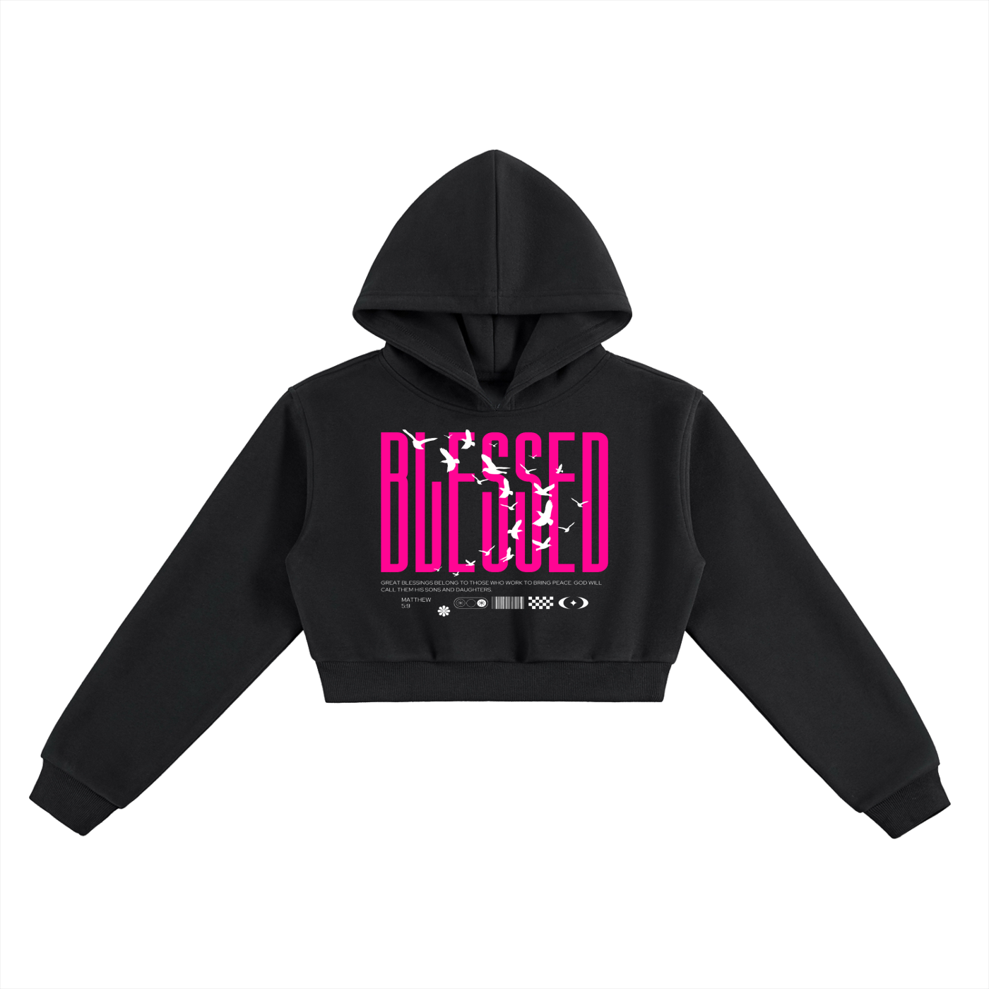 Essential Cropped Hoodie