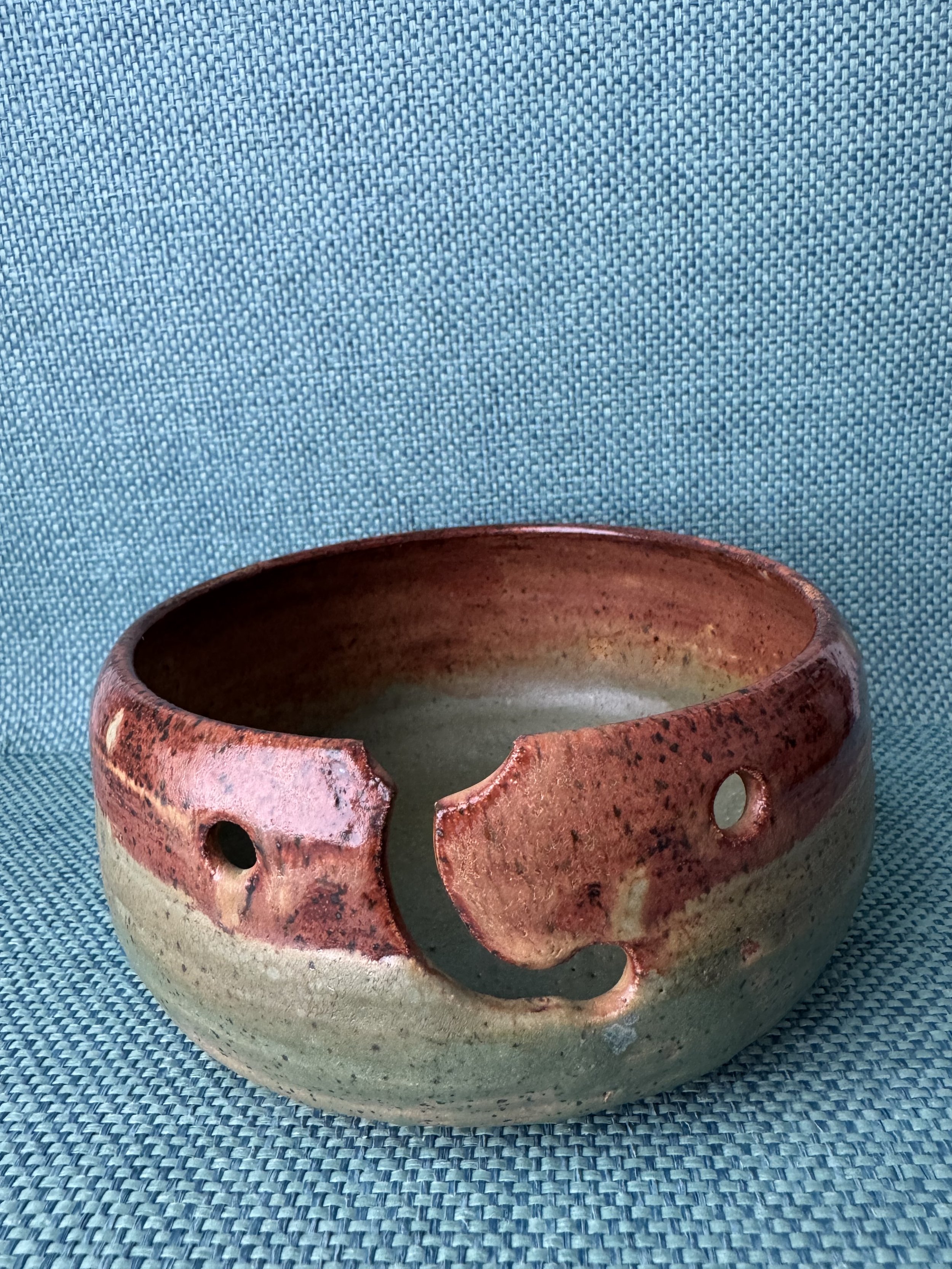 Handmade Ceramic Yarn Bowl by Jen Feldmann — Brick