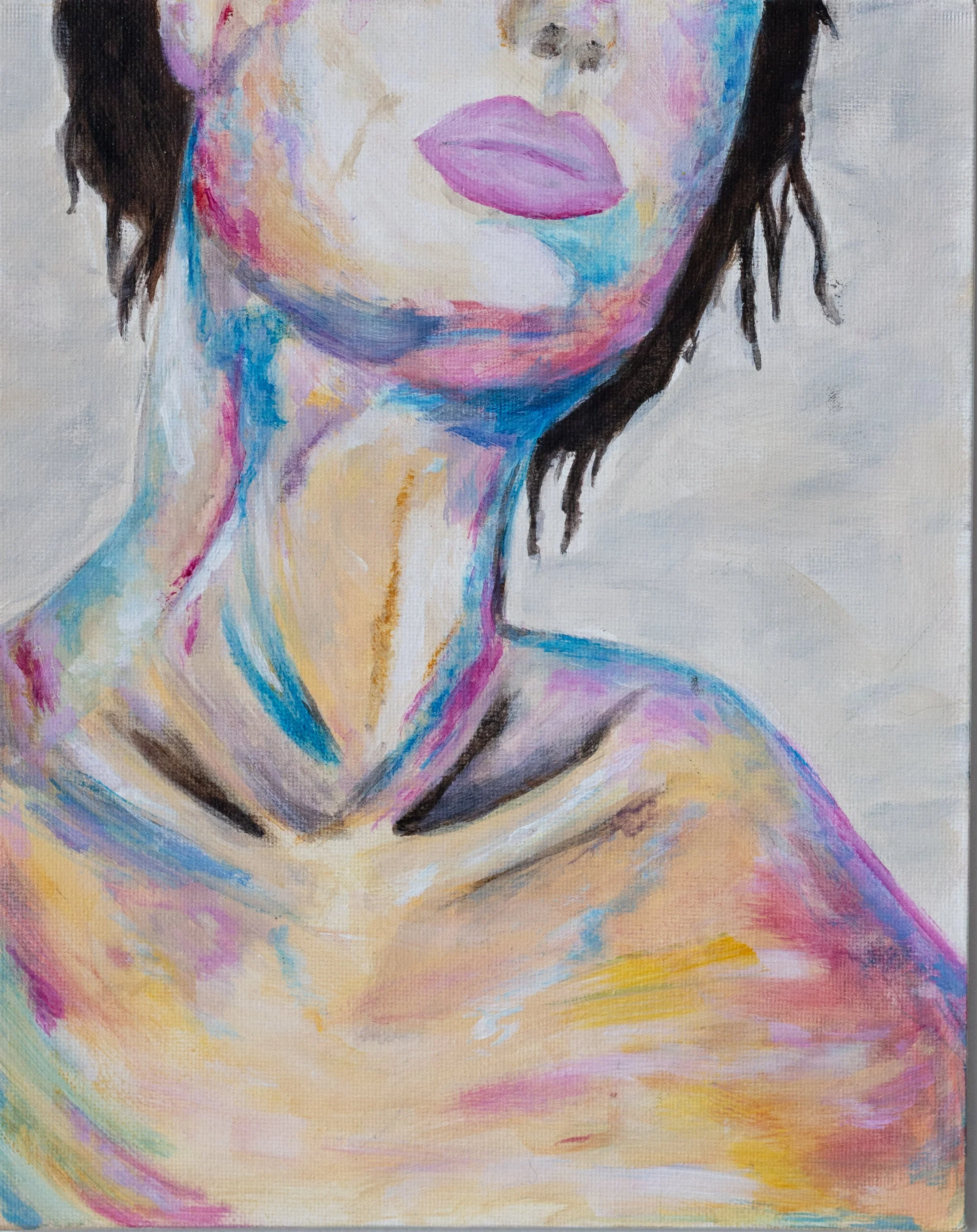 Seeking: The original piece that inspired my style. Longing, seeking, stretching into growth