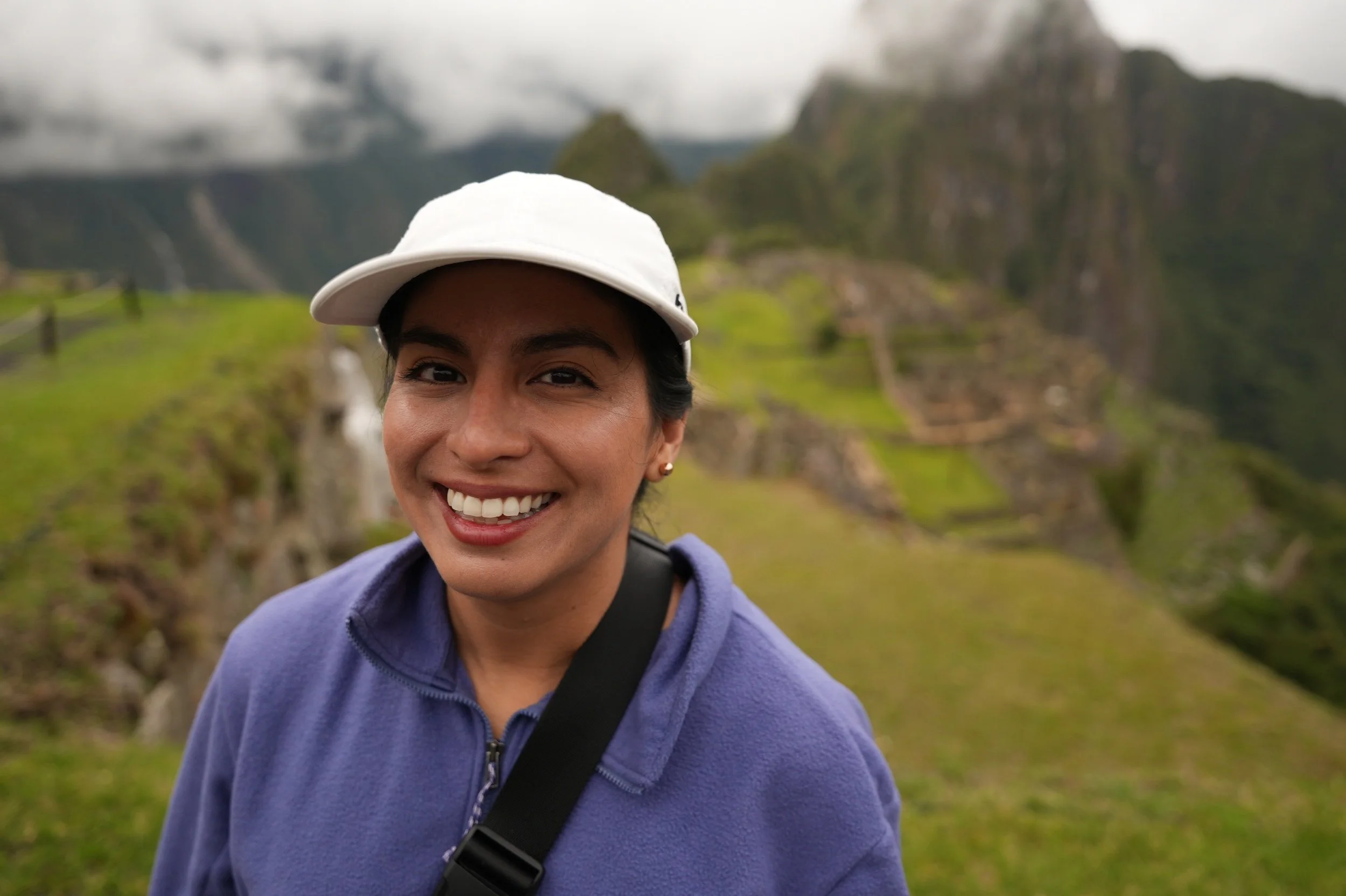Andrea in Machu Picchu.