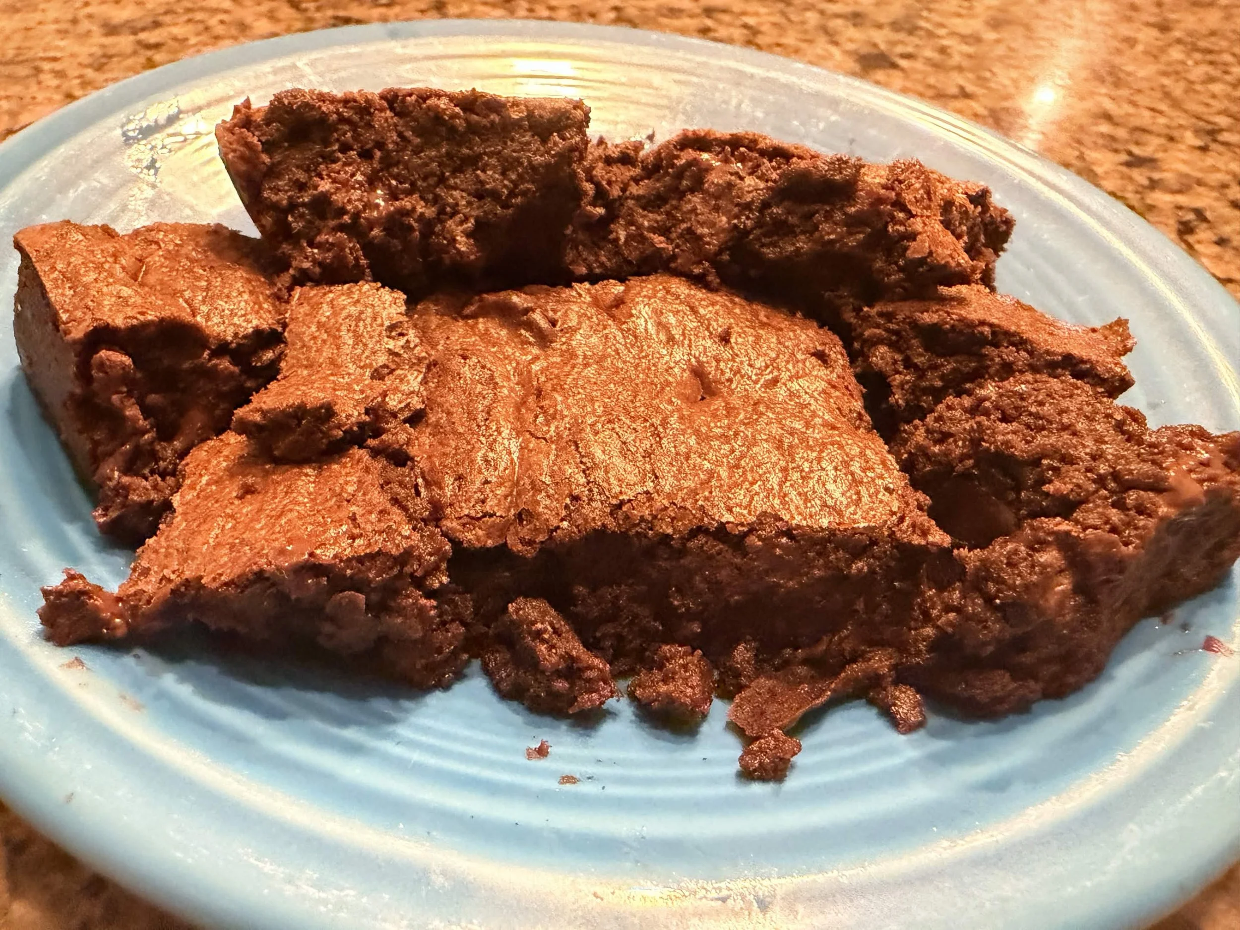 Small batch of brownies for my family