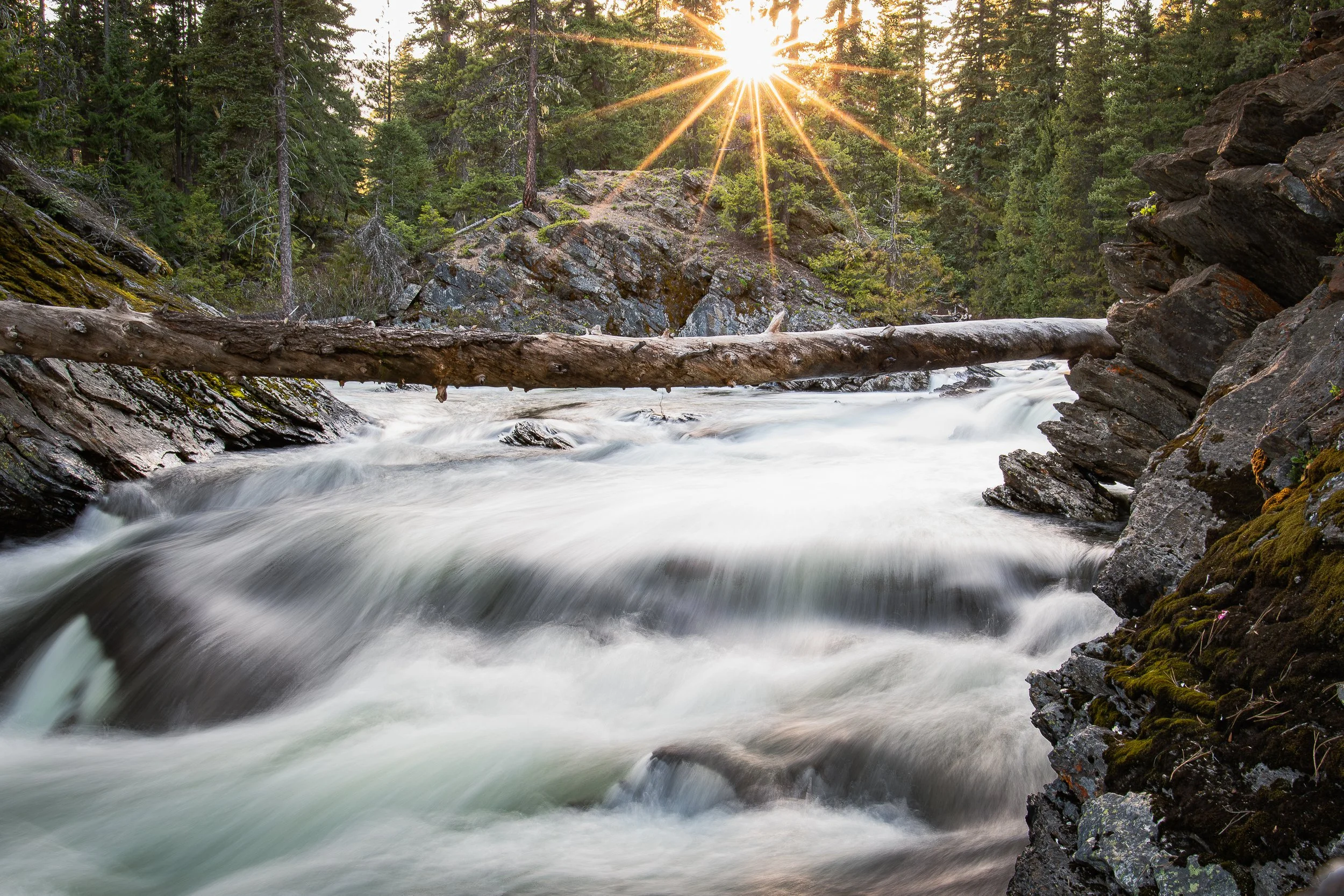 Icicle Creek at Dusk