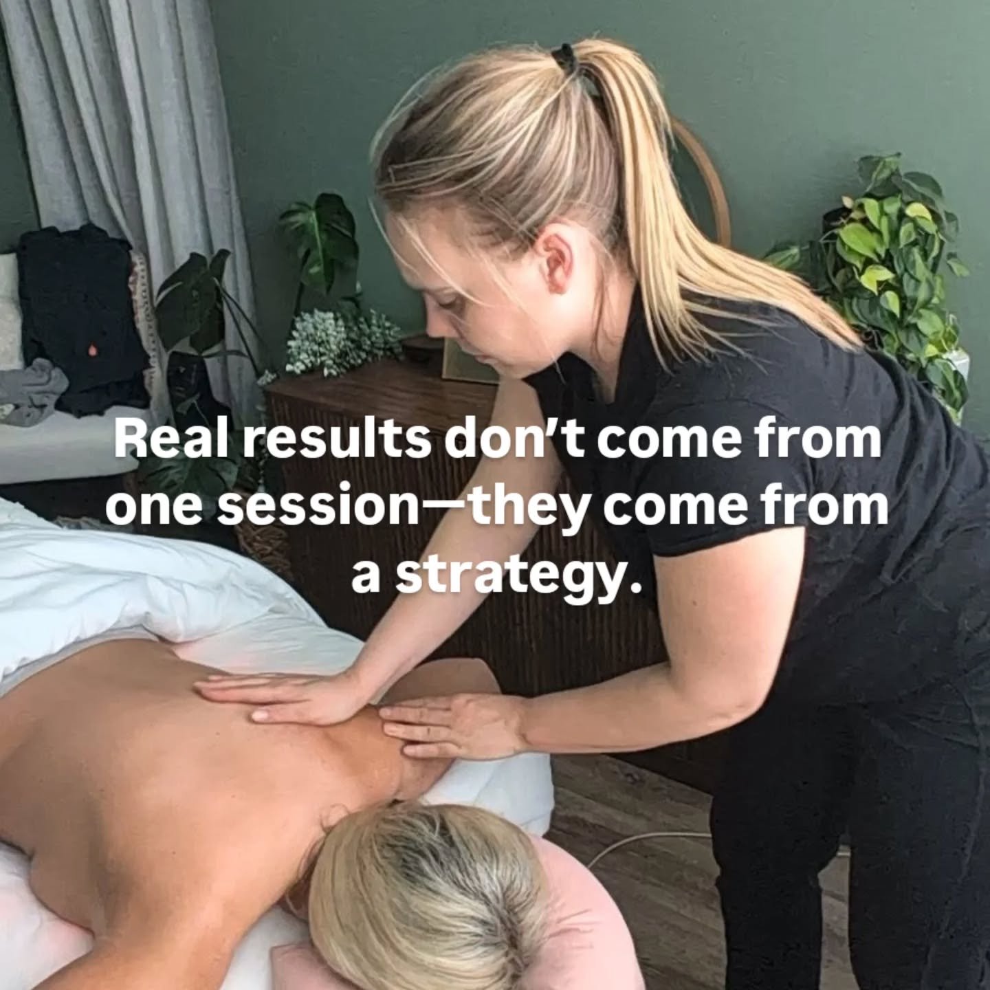 Most people are starting over every time they get bodywork&hellip;

Different therapist. Different approach.
No real plan. No lasting change.

At N&Oslash;DE, that&rsquo;s not how we do things.

Working together long-term means I&rsquo;m not guessing