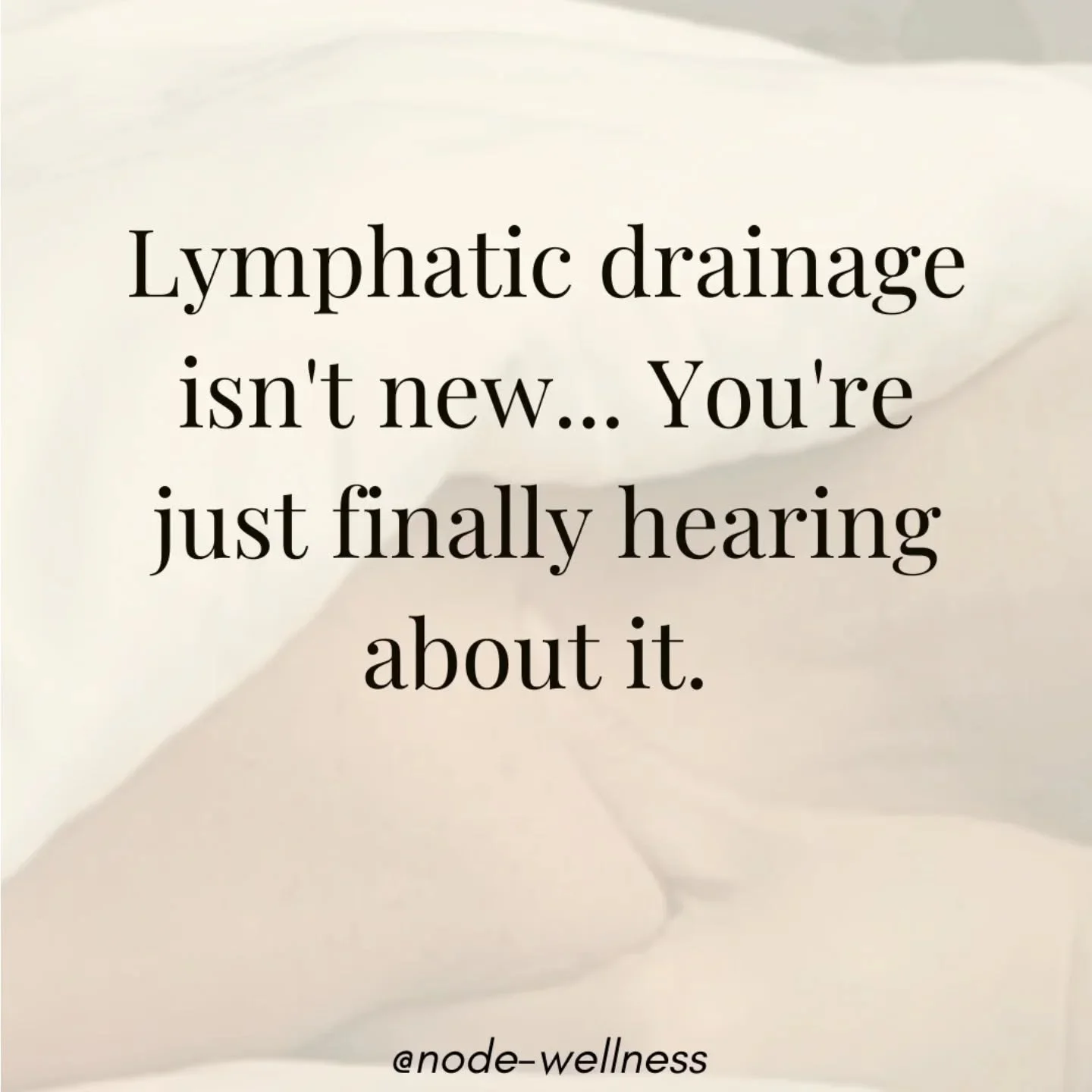 Lymphatic drainage isn&rsquo;t new&hellip;
but the way it&rsquo;s being talked about right now? That&rsquo;s new.

Most people think it&rsquo;s just a detox trend.
In reality, it&rsquo;s a foundational system your body relies on every single day.

Wh