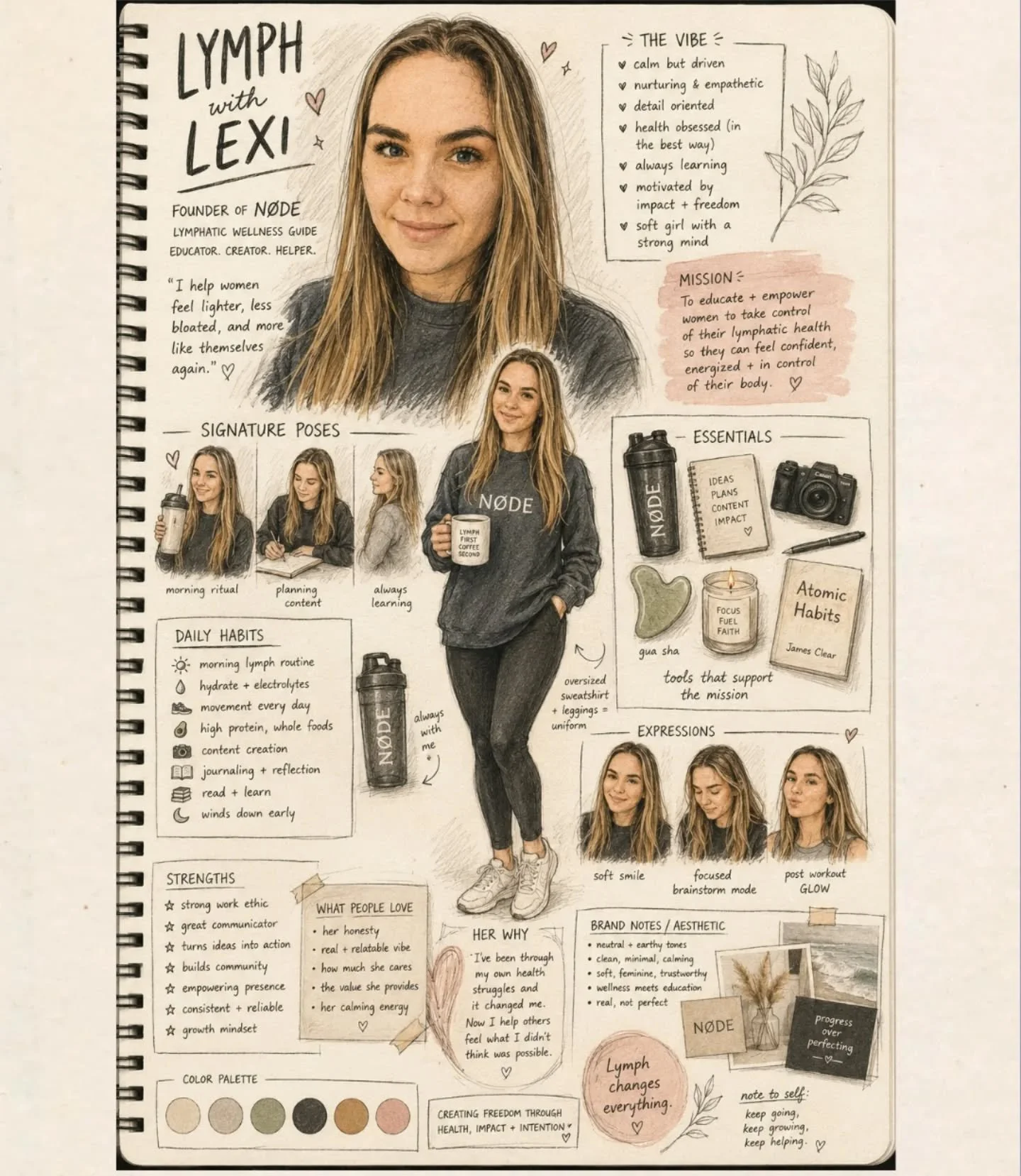 POV: your massage therapist accidentally turned her entire personality into a lymphatic sketchbook universe ✨

Somewhere between fascia diagrams, oversized sweatshirts, iced coffee, and &ldquo;just drink your electrolytes,&rdquo; N&Oslash;DE became m