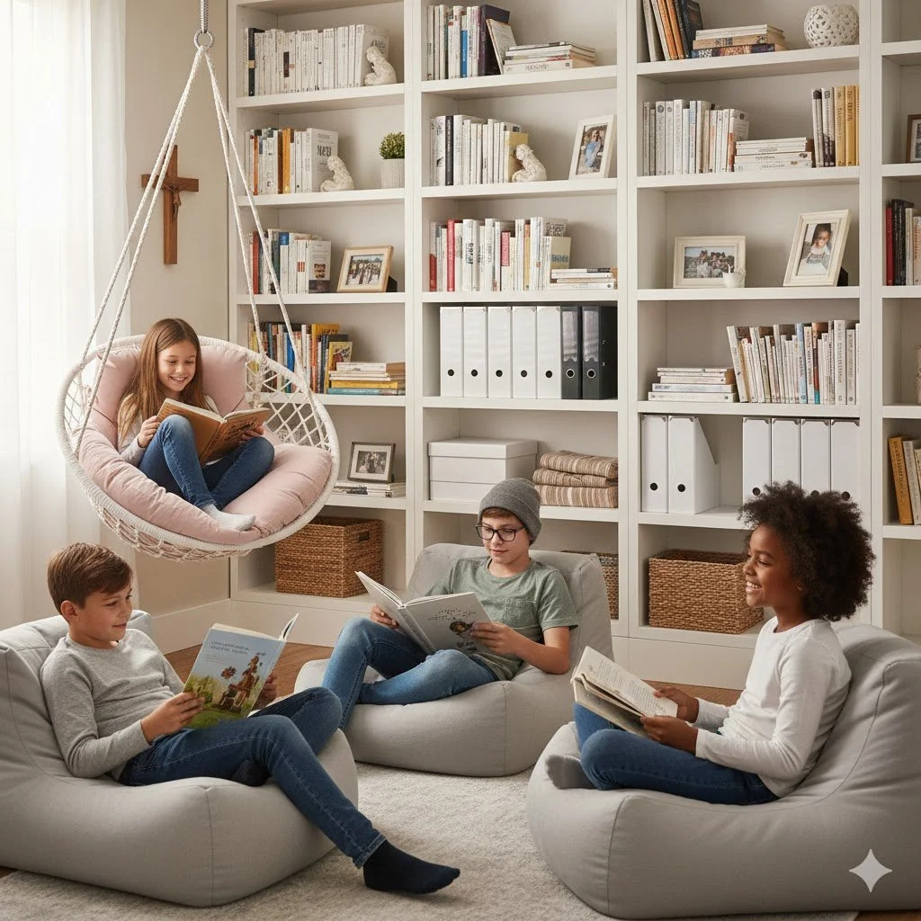 Christian middle school reading room