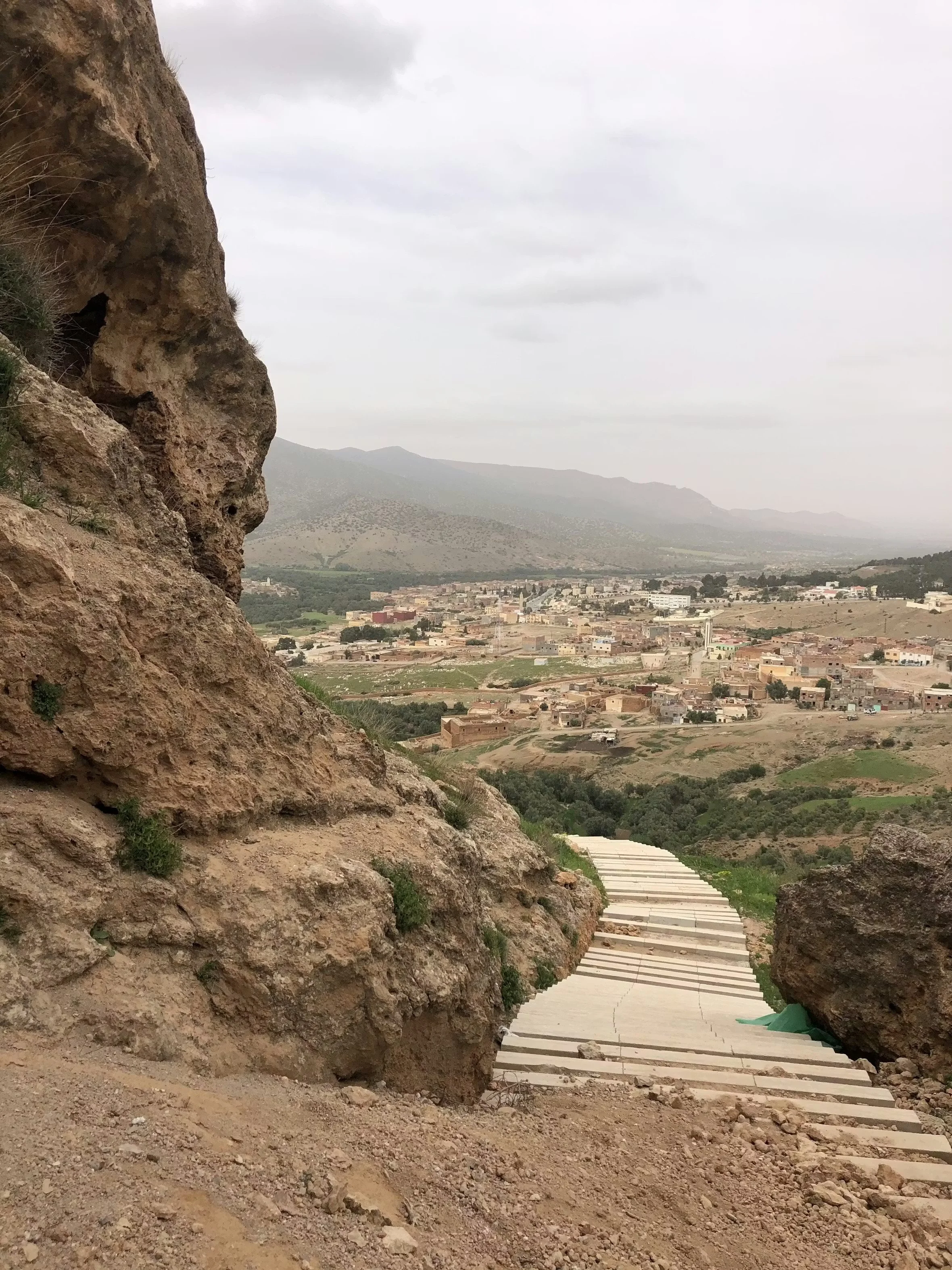 View over Jewish mellah in the southern part of Debdou. Photo from World Monuments Fund.