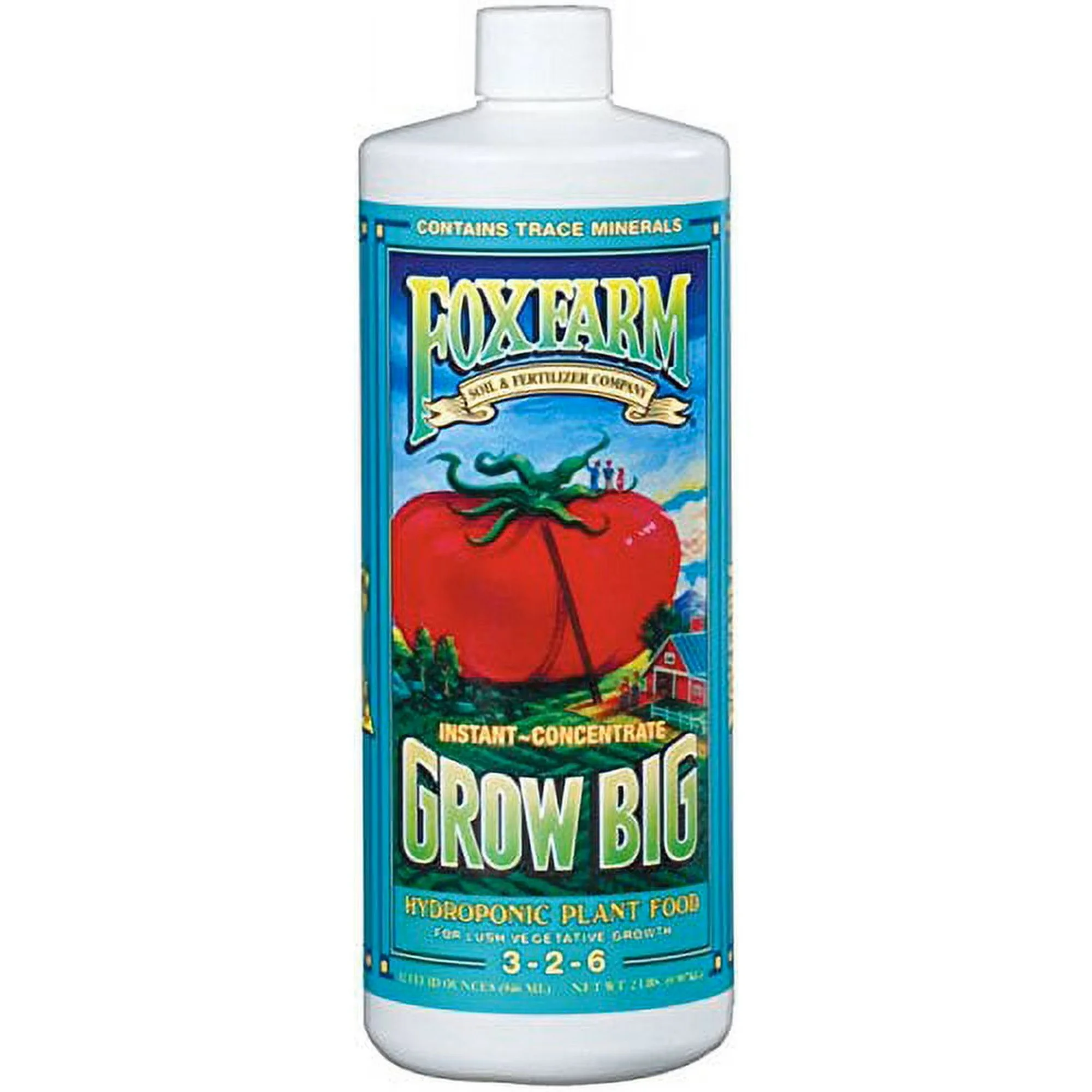 HYDROFARM FX14011 Foxfarm, Gallon, Grow Big Hydro, Liquid Plant Food Concentrate