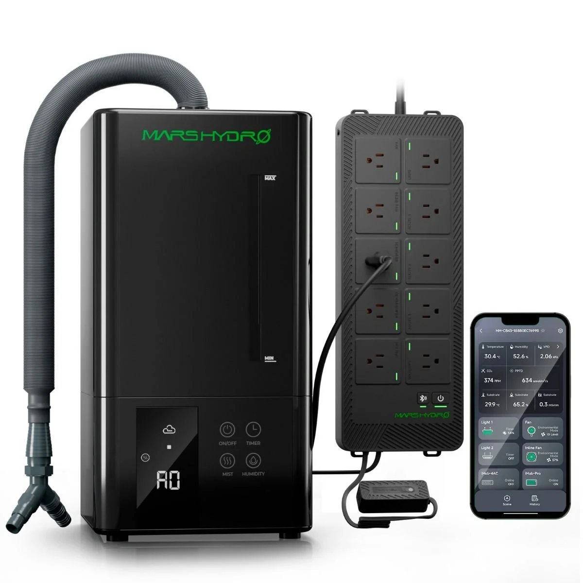 [Smart Control] Mars Hydro 6L Indoor Cool Mist Humidifier for Plants with iHub Pro
