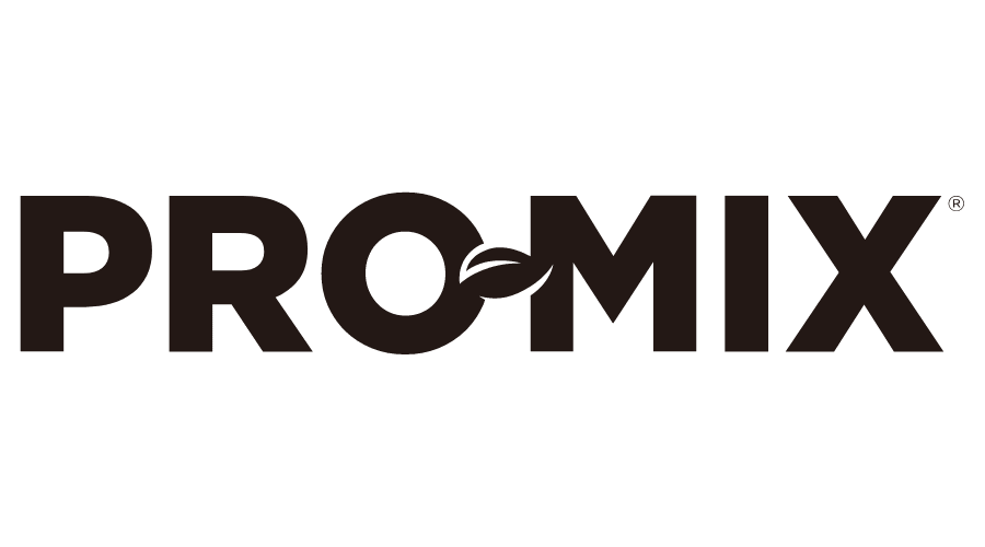 Promix logo with bold black letters and a stylized leaf integrated into the letter O.