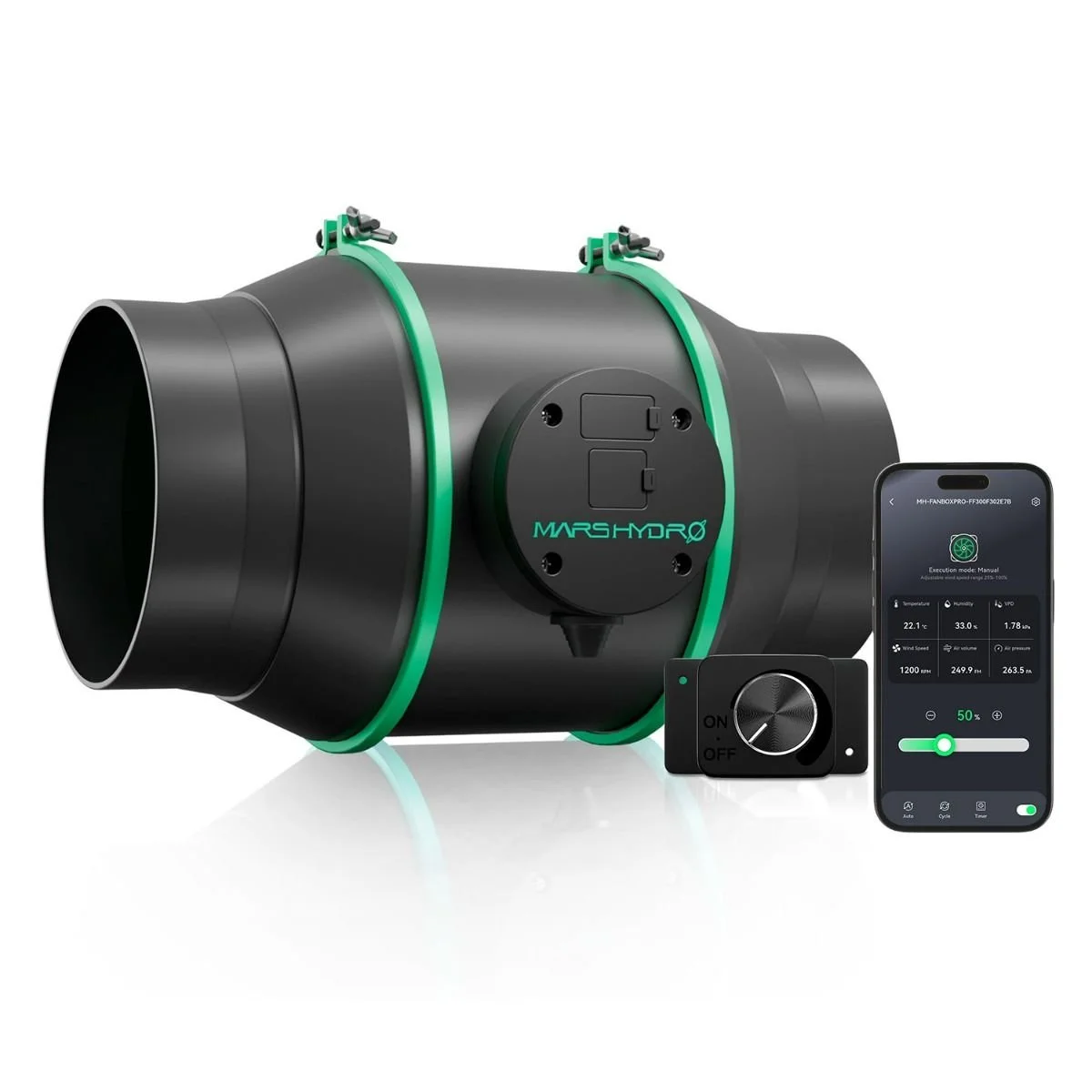 2025 Mars Hydro iFresh 6-Inch Inline Duct Fan