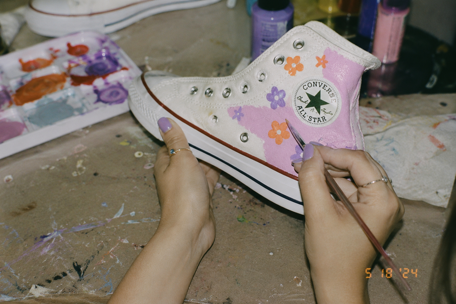 Paint Your Own Canvas Shoes